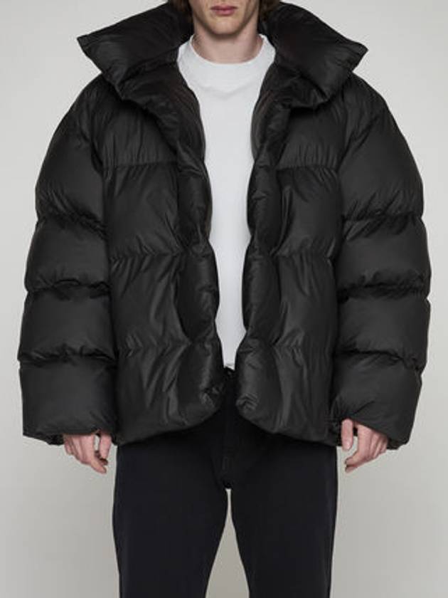 Luxury Balenciaga Back Logo Wrap Padding Black