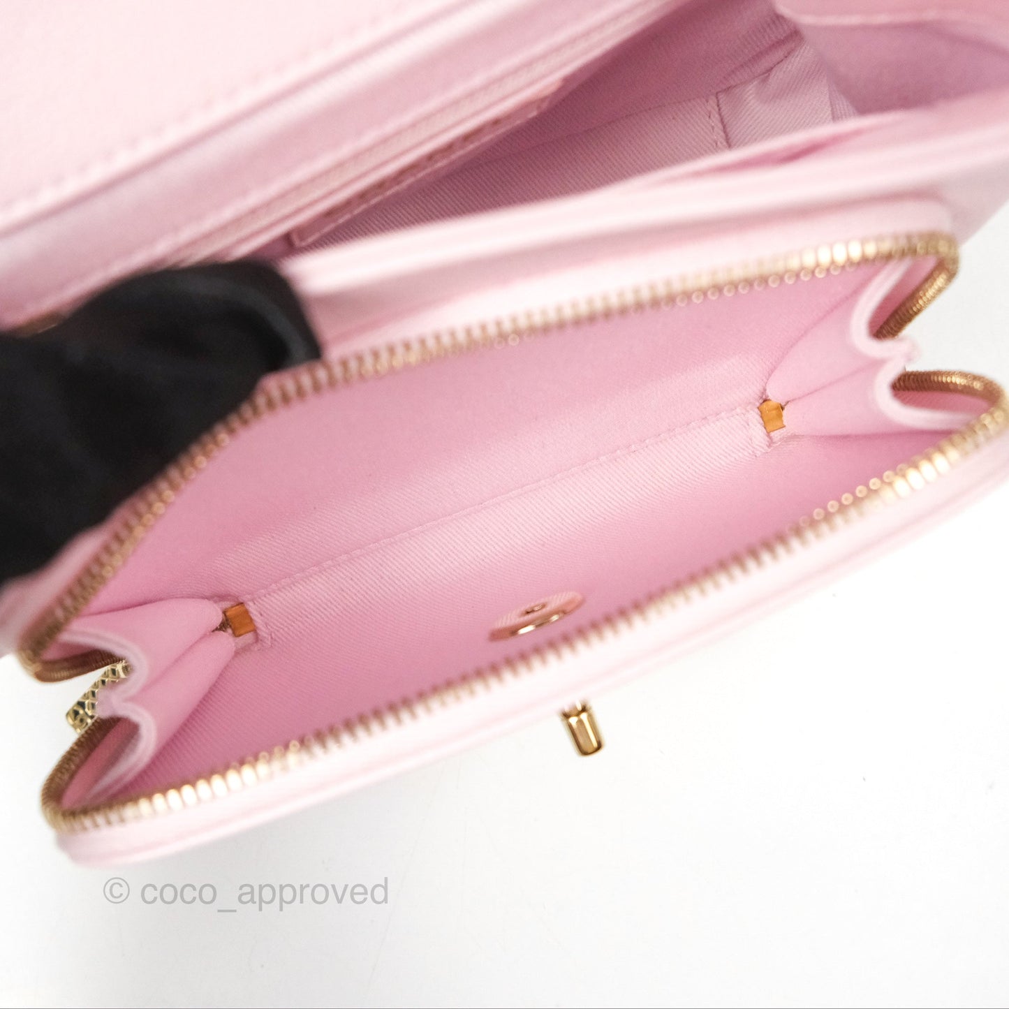 Chanel Quilted Small Business Affinity Flap Pink Caviar Gold Hardware