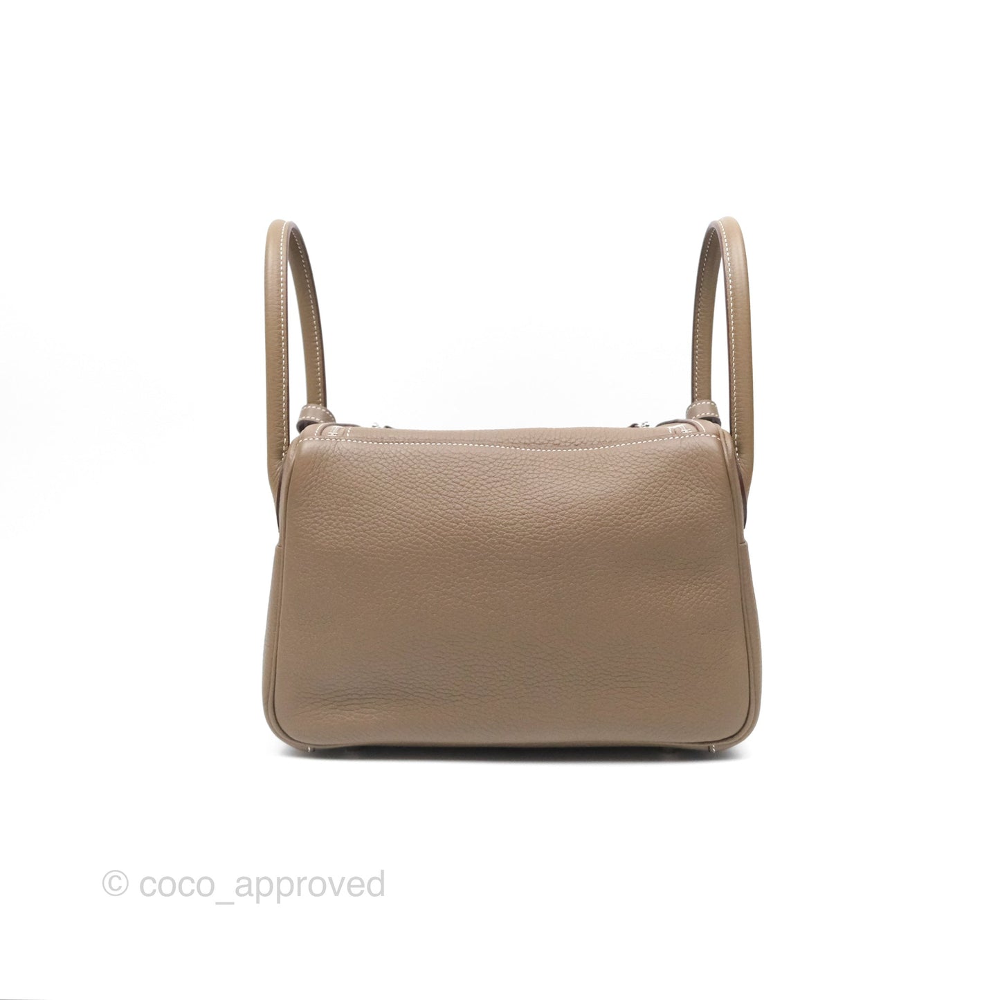 Hermès Lindy 26 Etoupe 18 Clemence Palladium Hardware