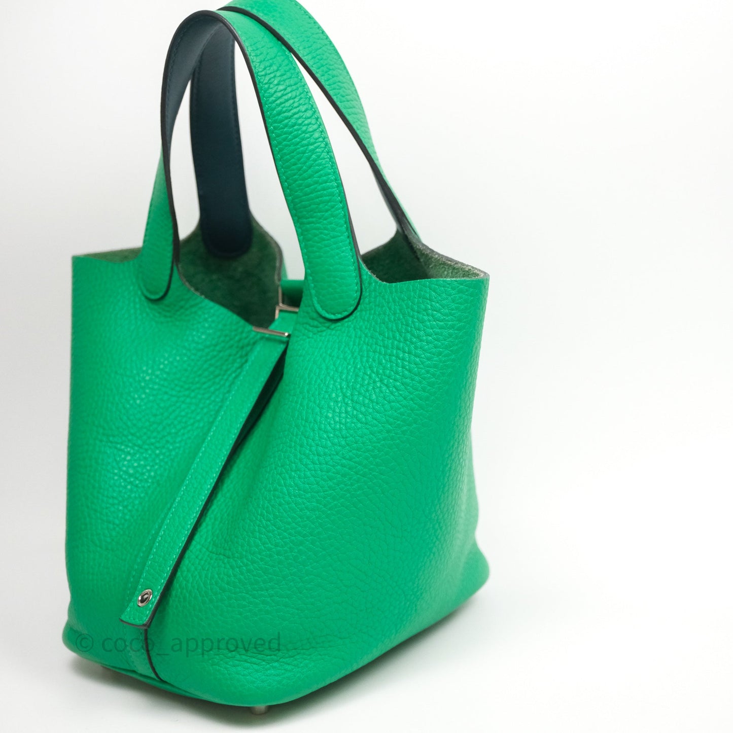 Hermès Picotin 18 Vert Jade 16 Clemence Palladium Hardware