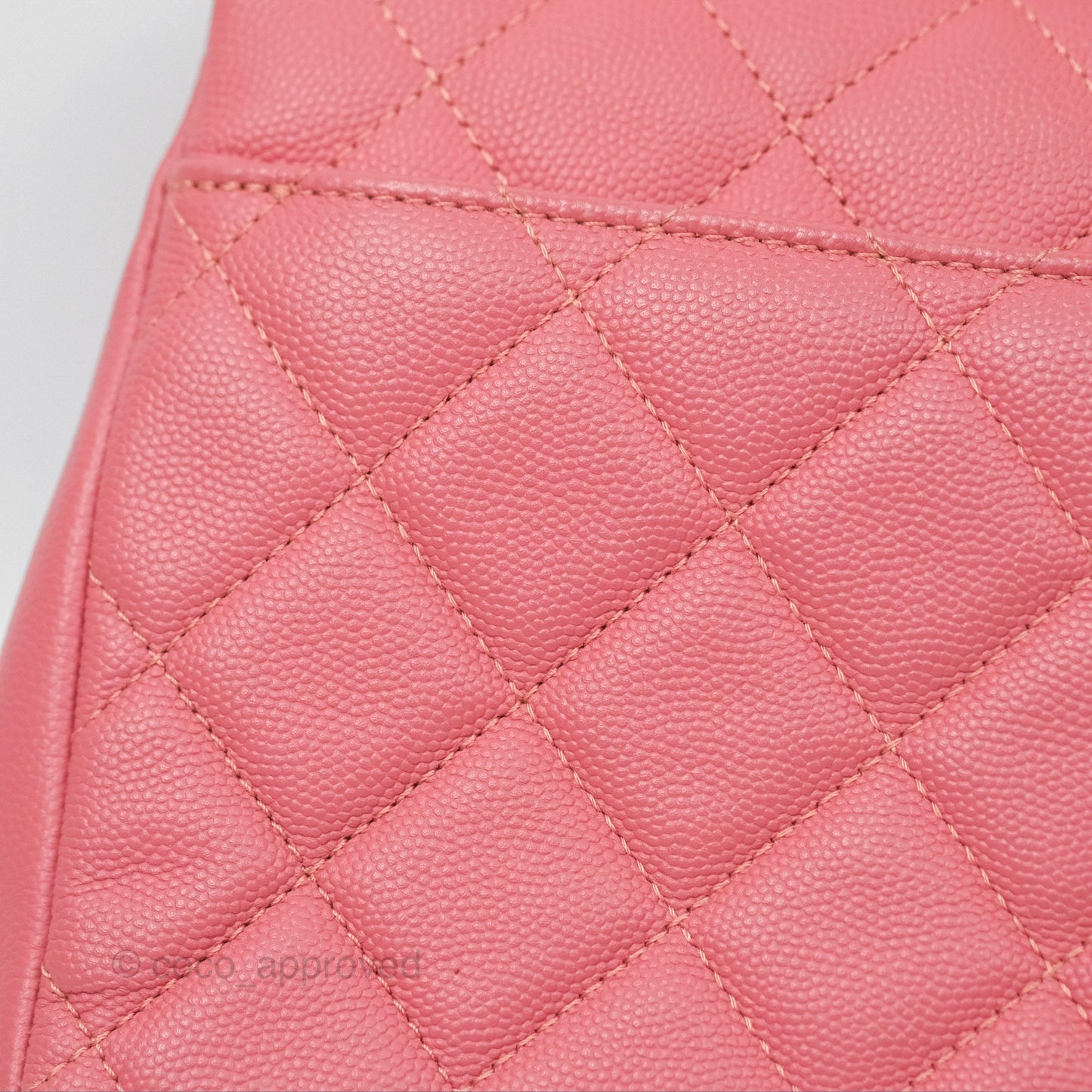 Chanel Quilted Medium Business Affinity Flap Pink Caviar Gold Hardware