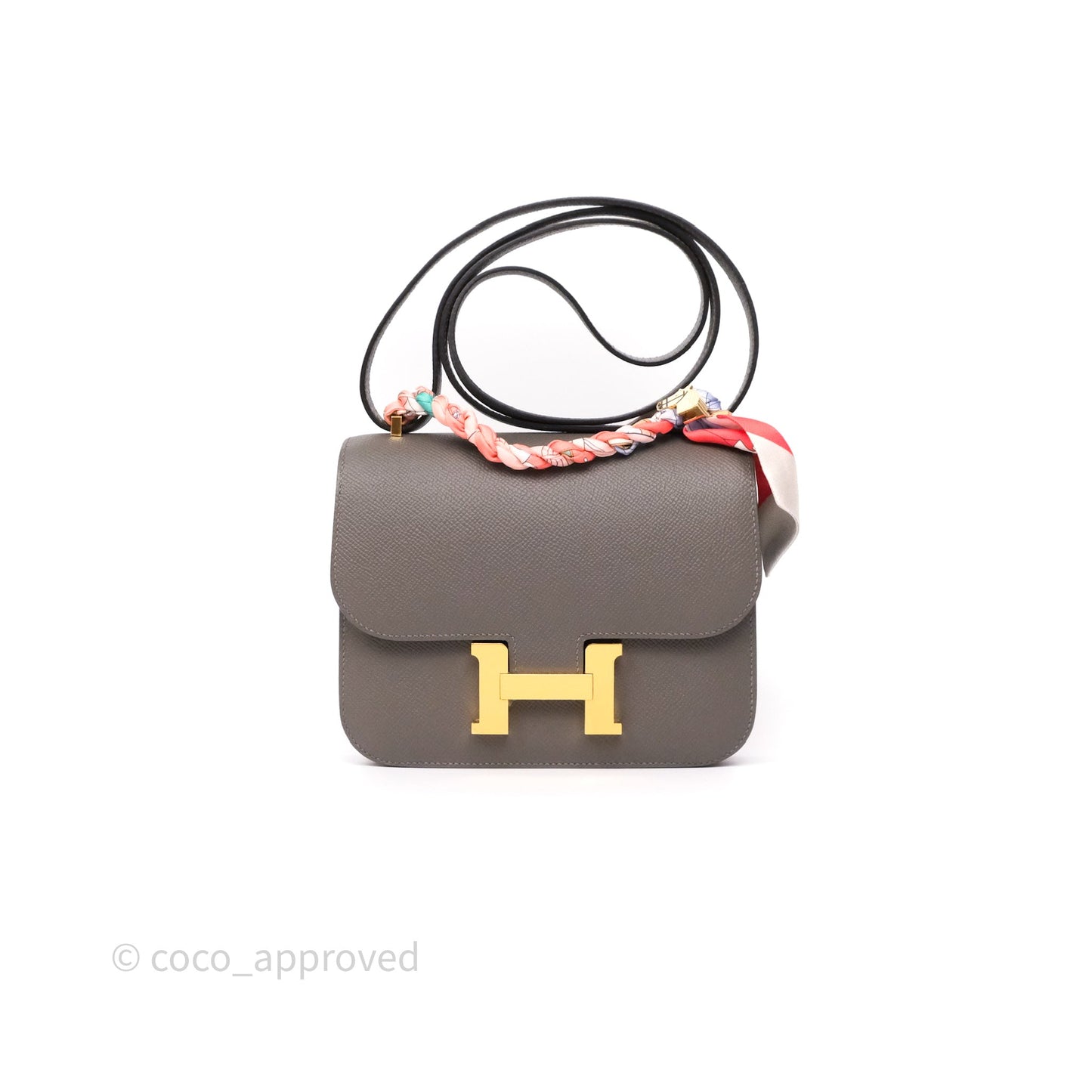 Hermès Constance III Mini Veau Epsom 0L Gris Meyer Gold Hardware
