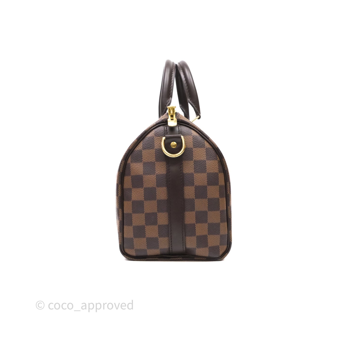 Louis Vuitton Speedy 25 Damier Canvas Gold Hardware
