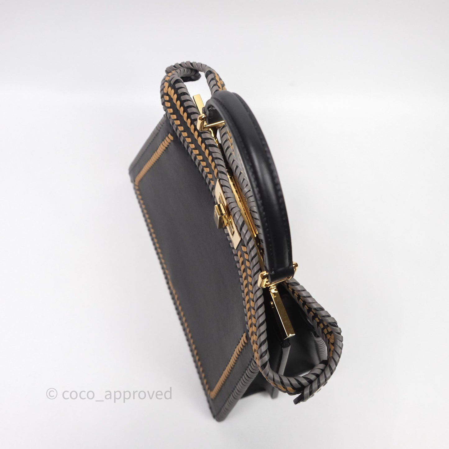 Fendi Small Peekaboo Iseeu Black/ Grey