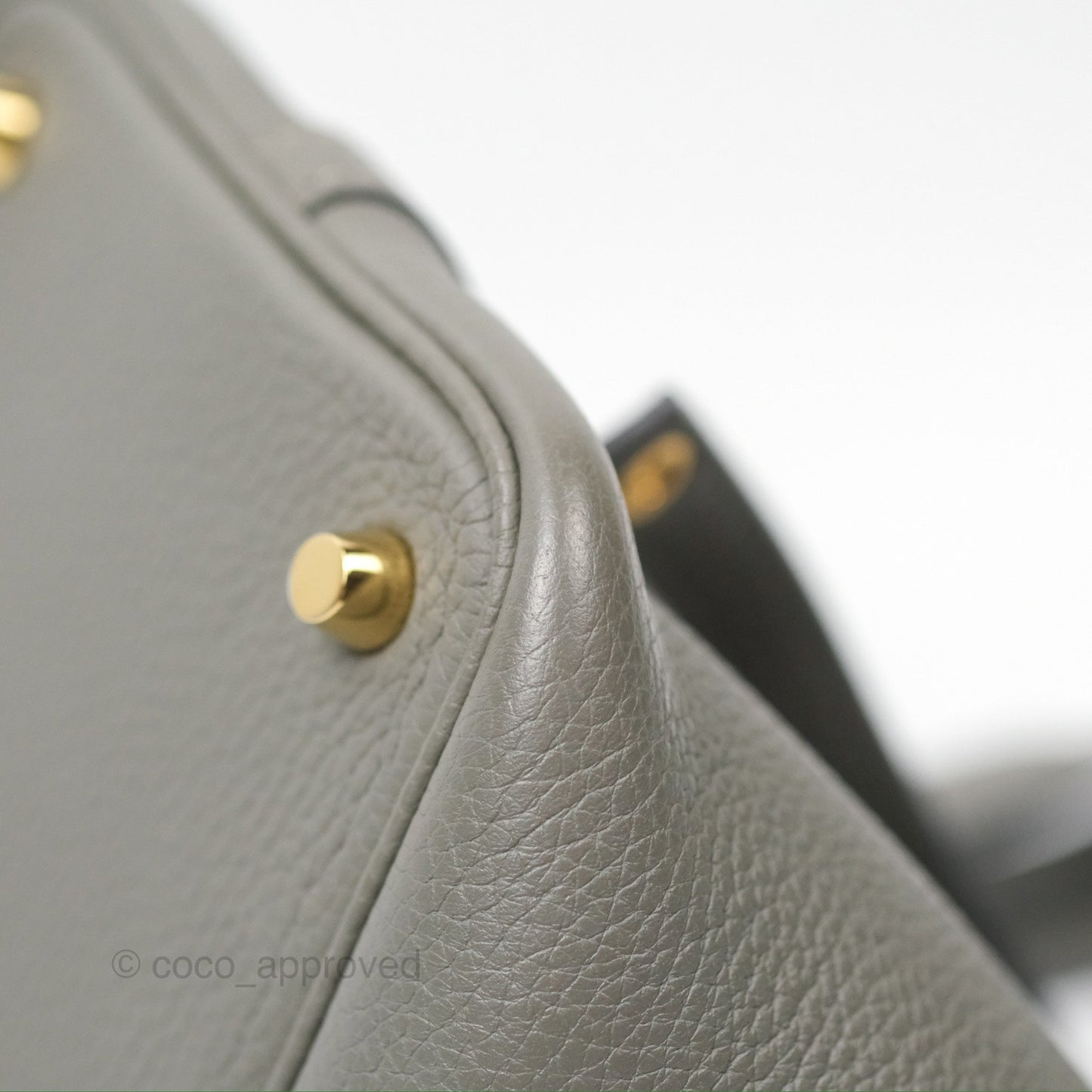 Hermès Picotin Lock 18 Gris Meyer 0L Taurillon Clemence Gold Hardware