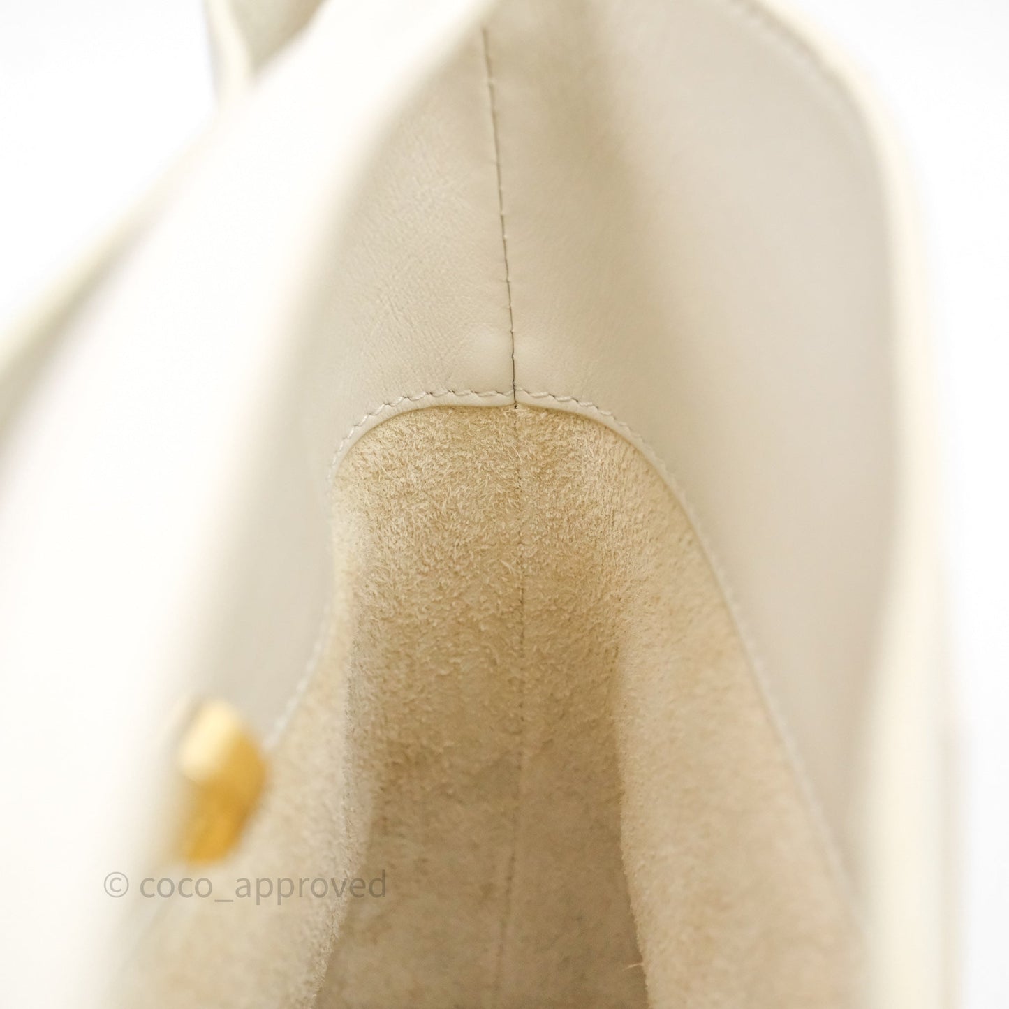 Celine Teen Bucket 16 Bag Ivory White Calfskin