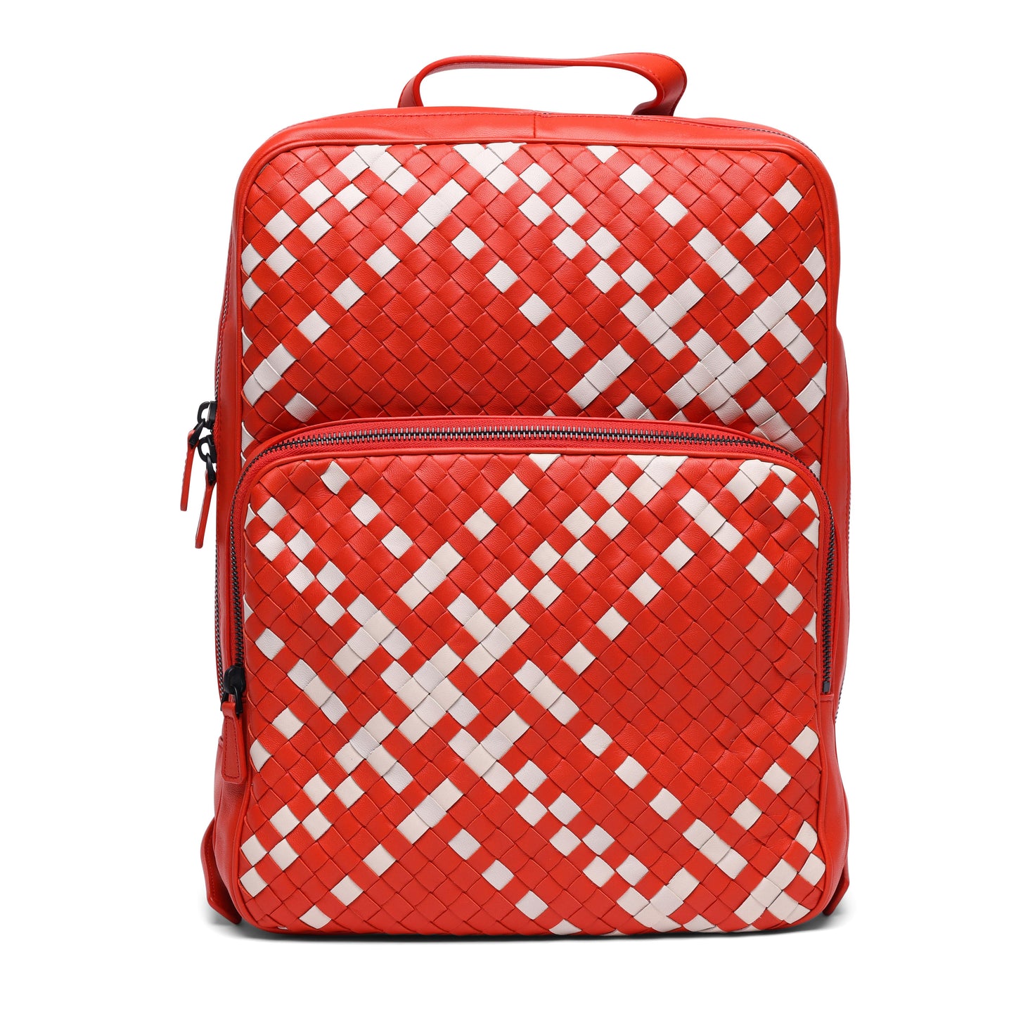 Luxury Bottega Veneta Intrecciato Woven Backpack