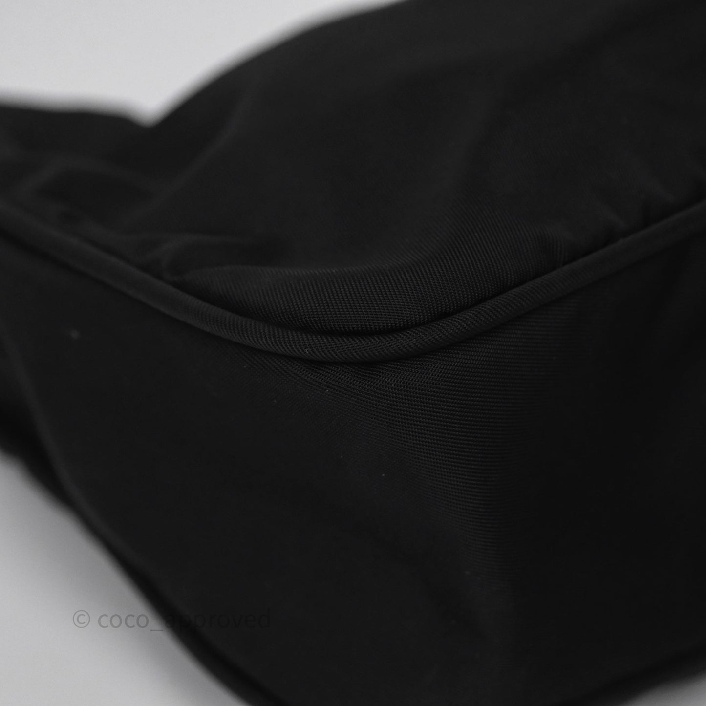Prada Vintage Mini Bag Black Nylon Silver Hardware