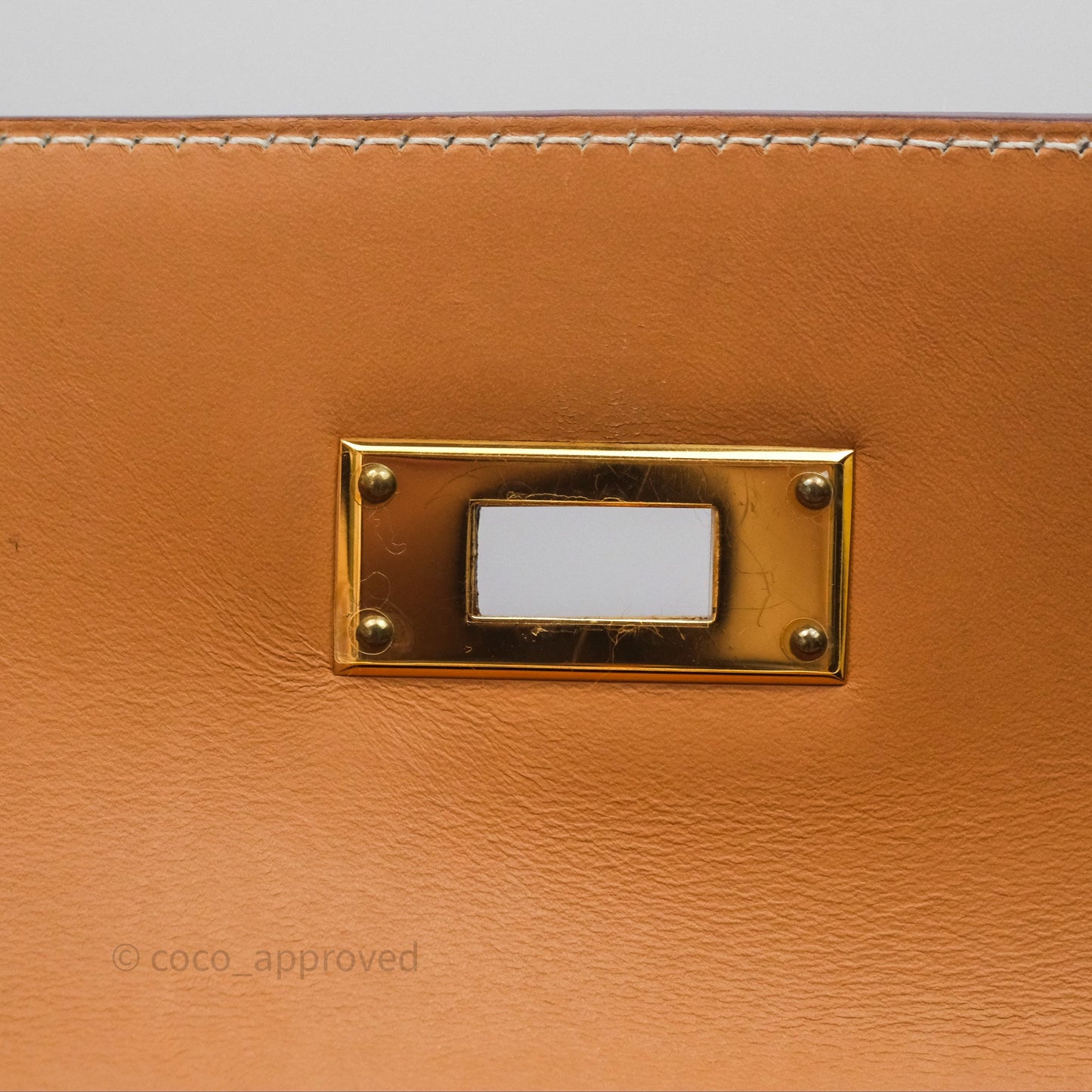 Hermès Kelly II 28 Sellier Gold 37 Chamonix Leather Gold Hardware