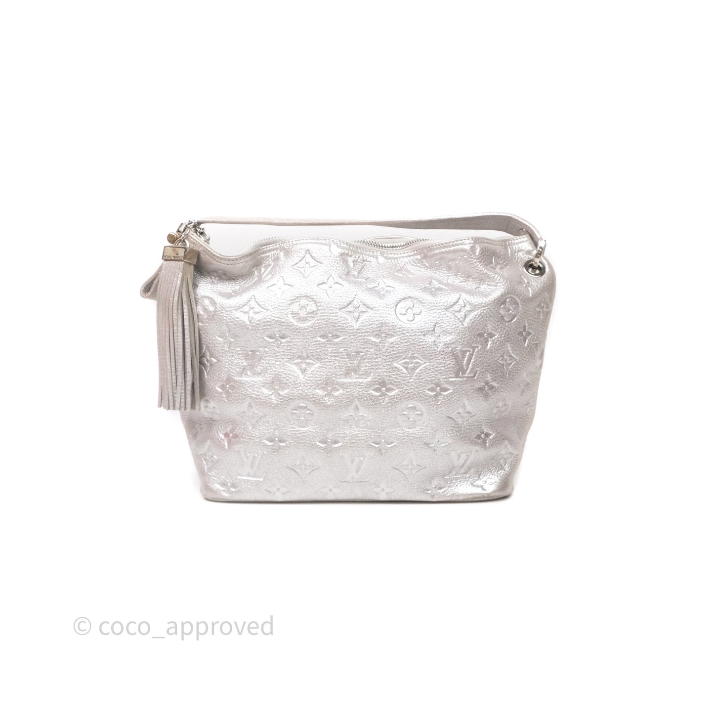 Louis Vuitton Monogram Shimmer Halo Bag Silver