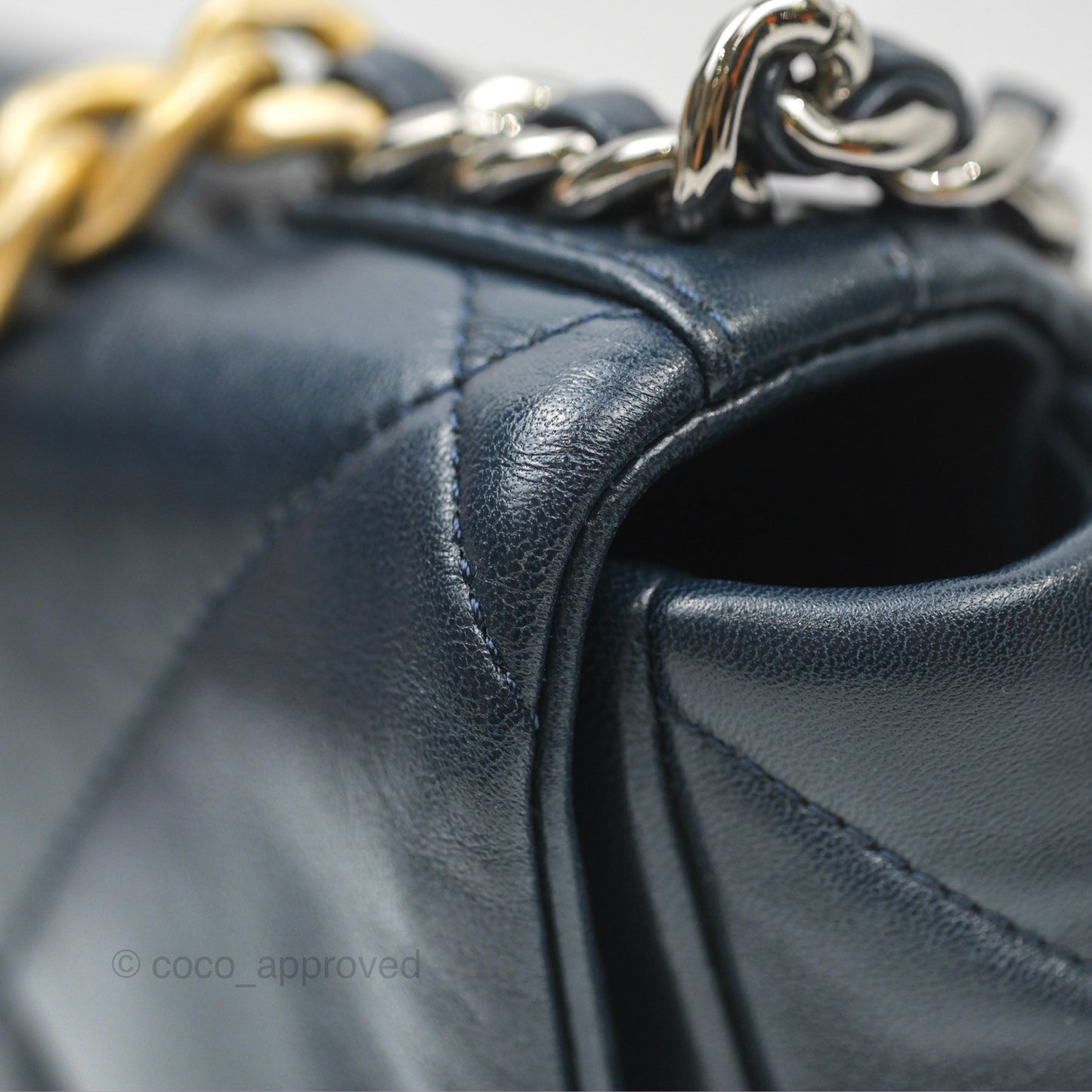 Chanel 19 Small Navy Mixed Hardware