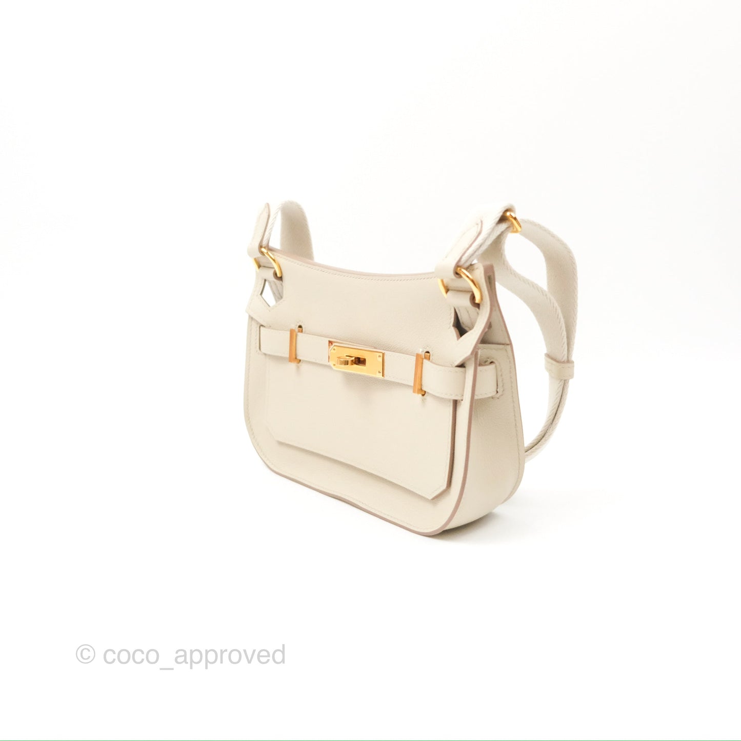 Hermès Mini Jypsiere Beton Evercolor Gold Hardware