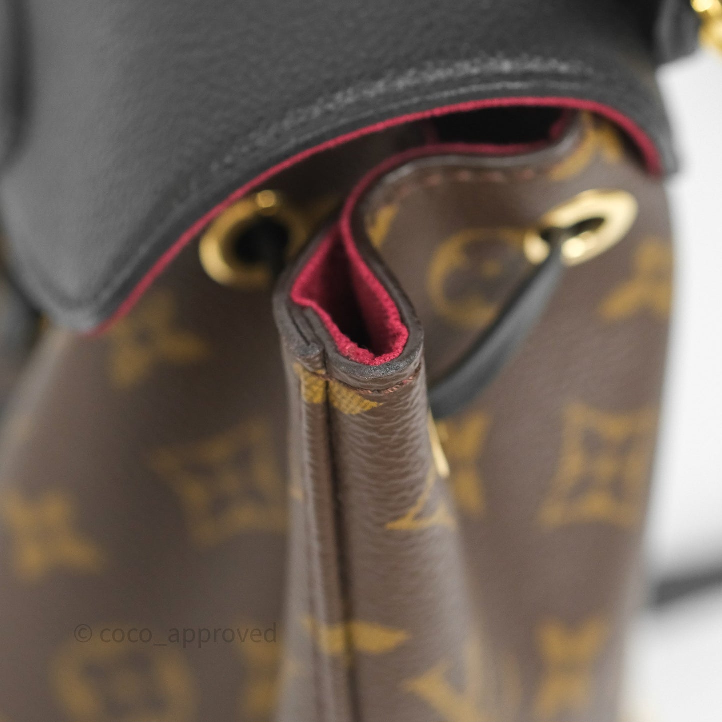 Louis Vuitton Montsouris BB Backpack Black Monogram Canvas