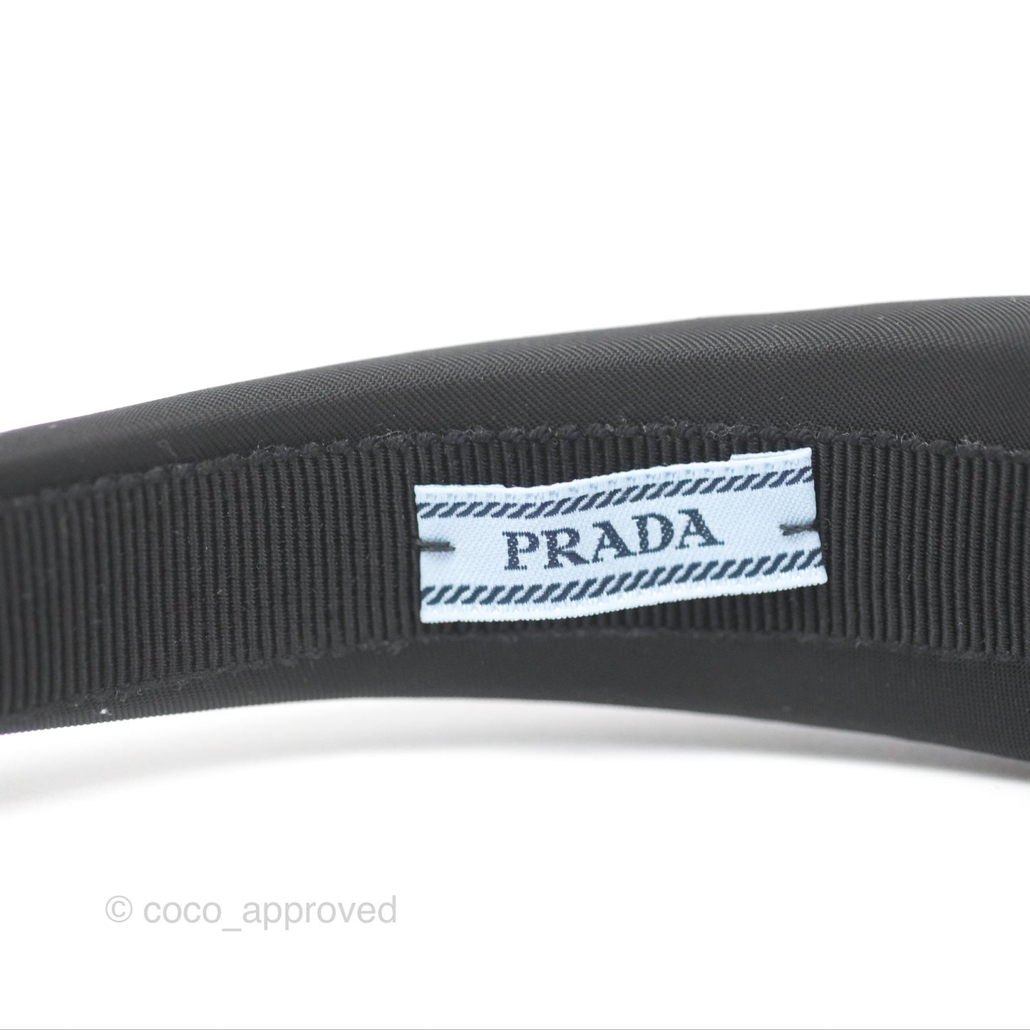 Prada Re-Nylon Headband Black