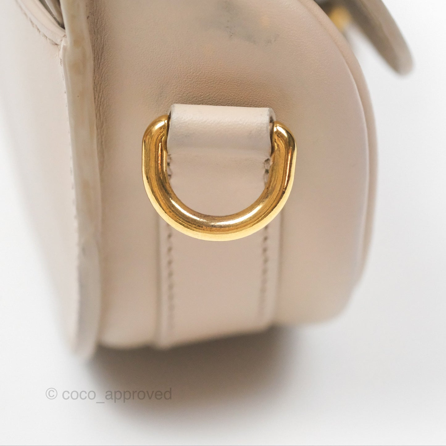 Christian Dior Bobby East-West Bag Calfskin Beige