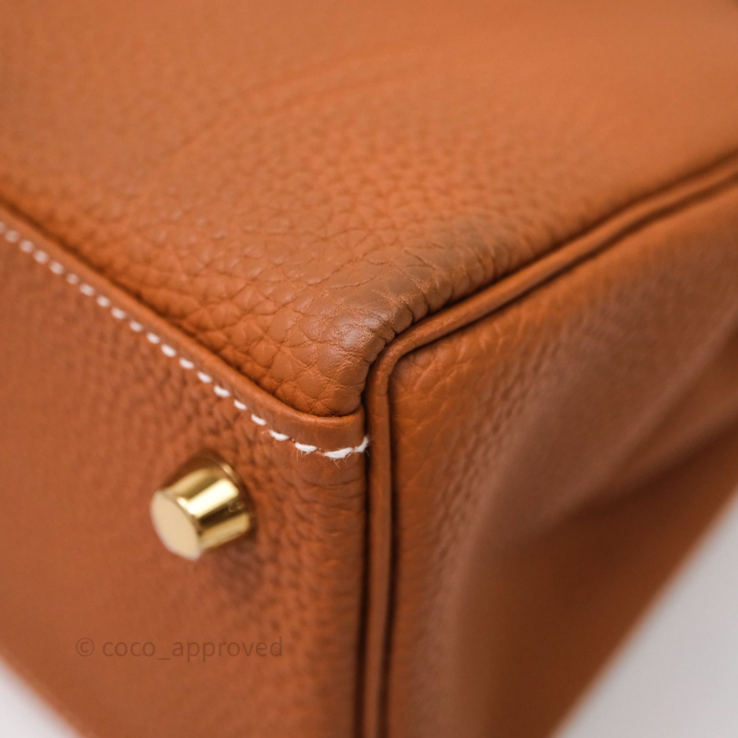 Hermes Kelly 28 Gold Togo Gold Hardware