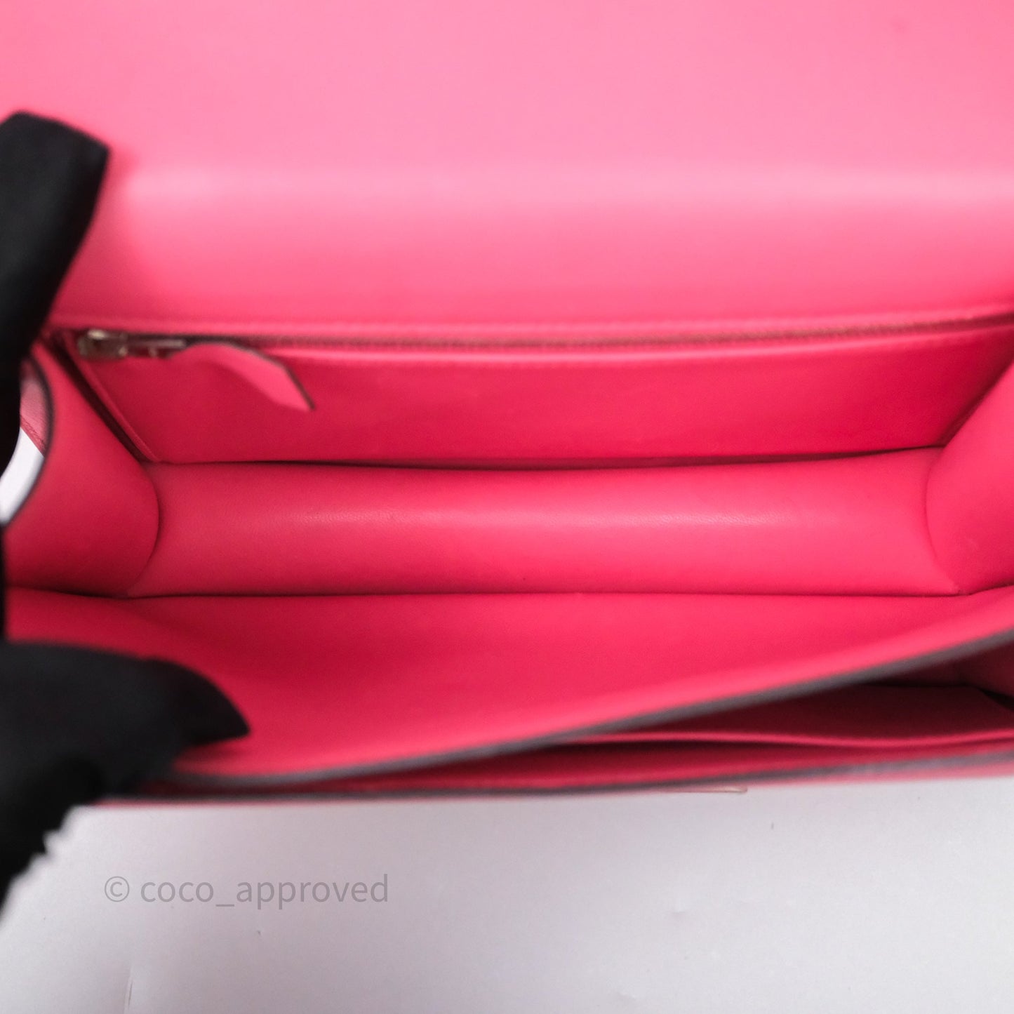 Hermès Constance 24 Rose Azalee 8W Epsom Palladium Hardware