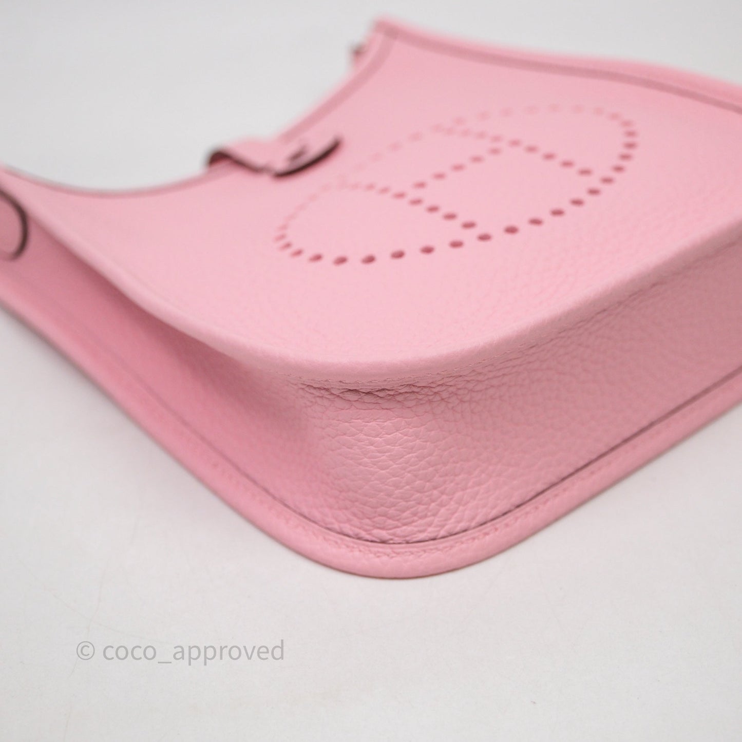 Hermès Mini Evelyne 16 Amazone Rose Sakura 3Q Palladium Hardware