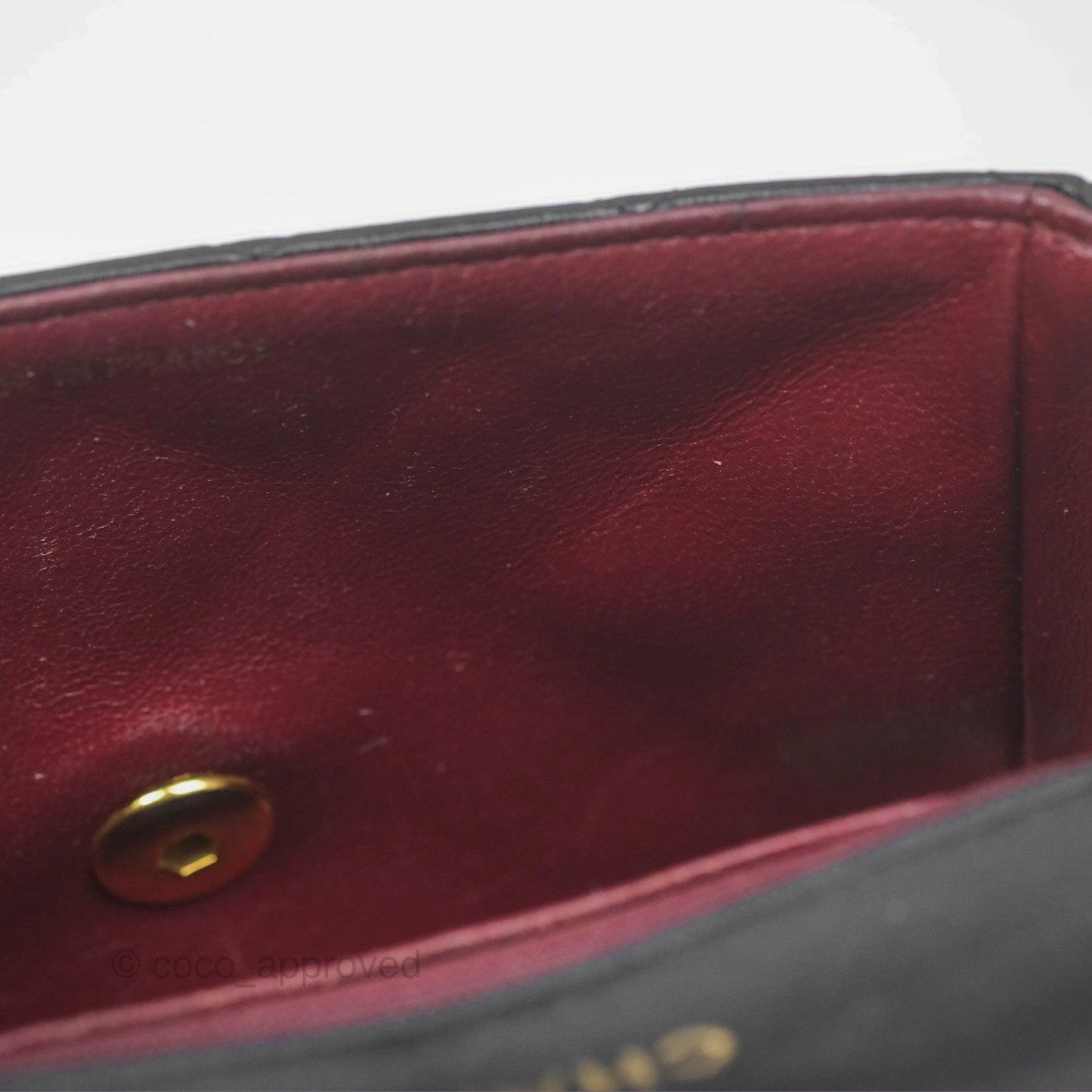 Chanel Vintage Mini Square Black Lambskin 24K Gold Hardware