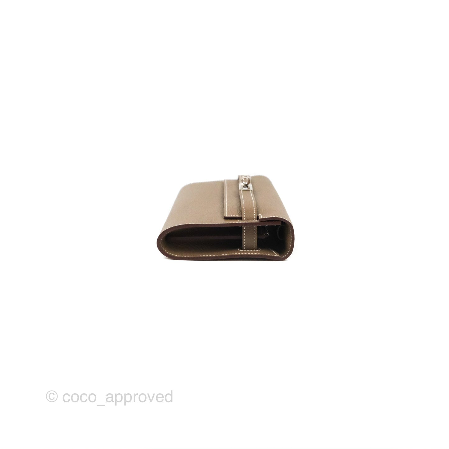 Hermès Kelly To Go Wallet Etoupe Epsom Palladium Hardware