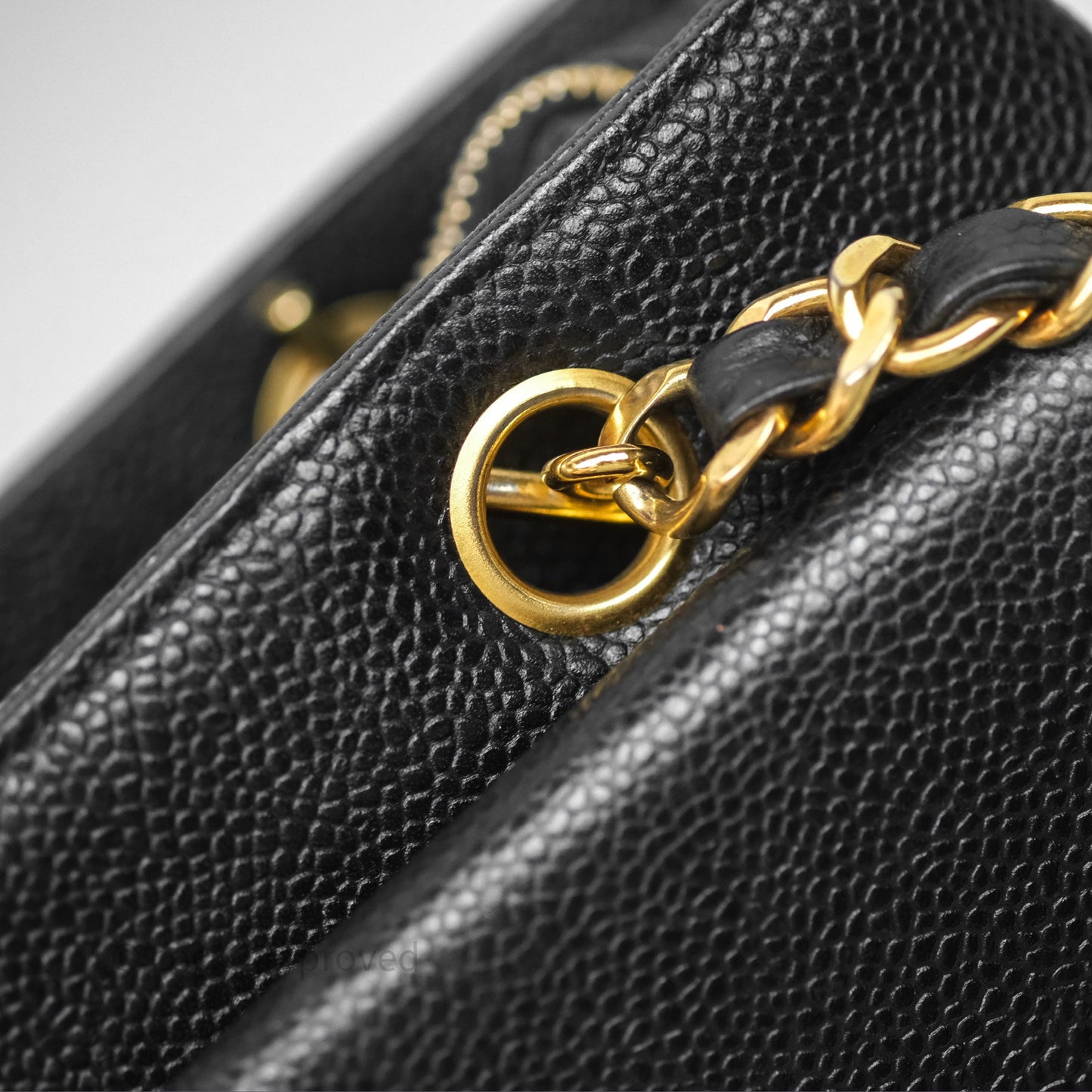 Chanel Vintage Tote Black 24K Gold Hardware
