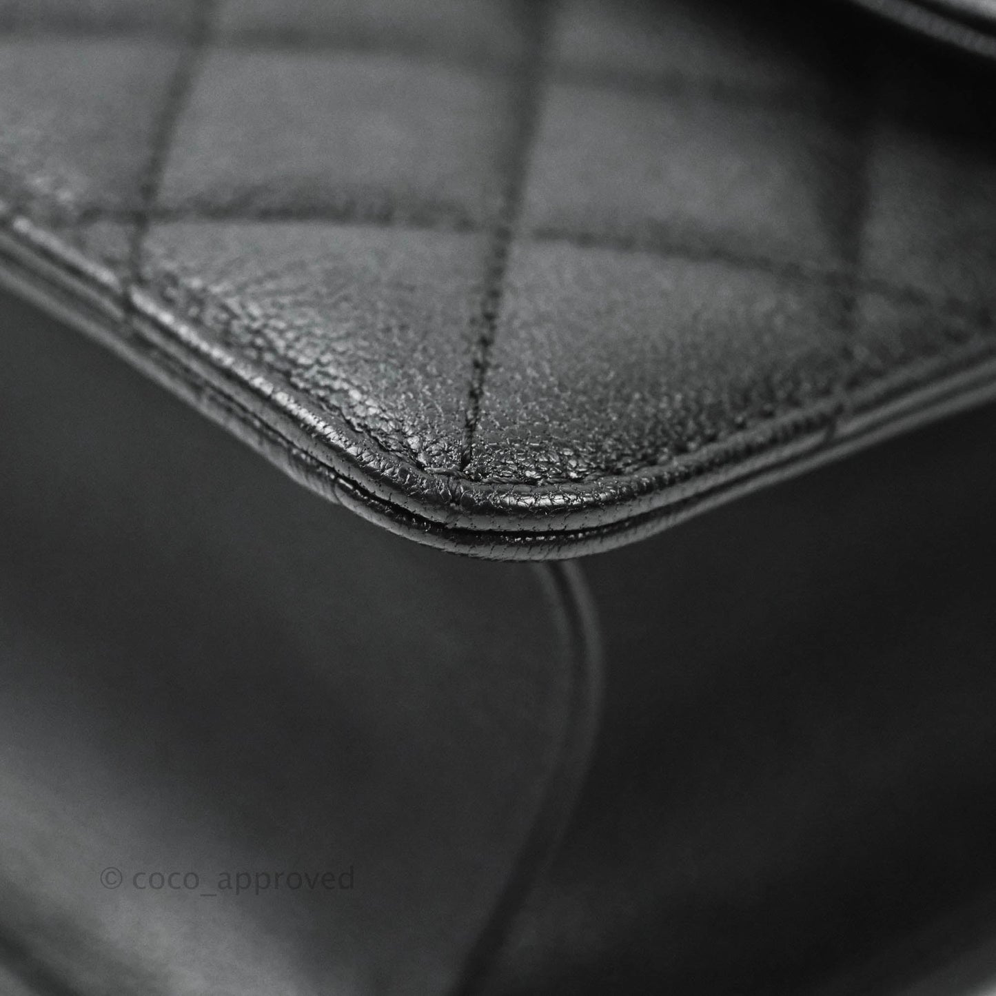 Chanel Small CC University Flap Bag Black Calfskin Ruthenium Hardware
