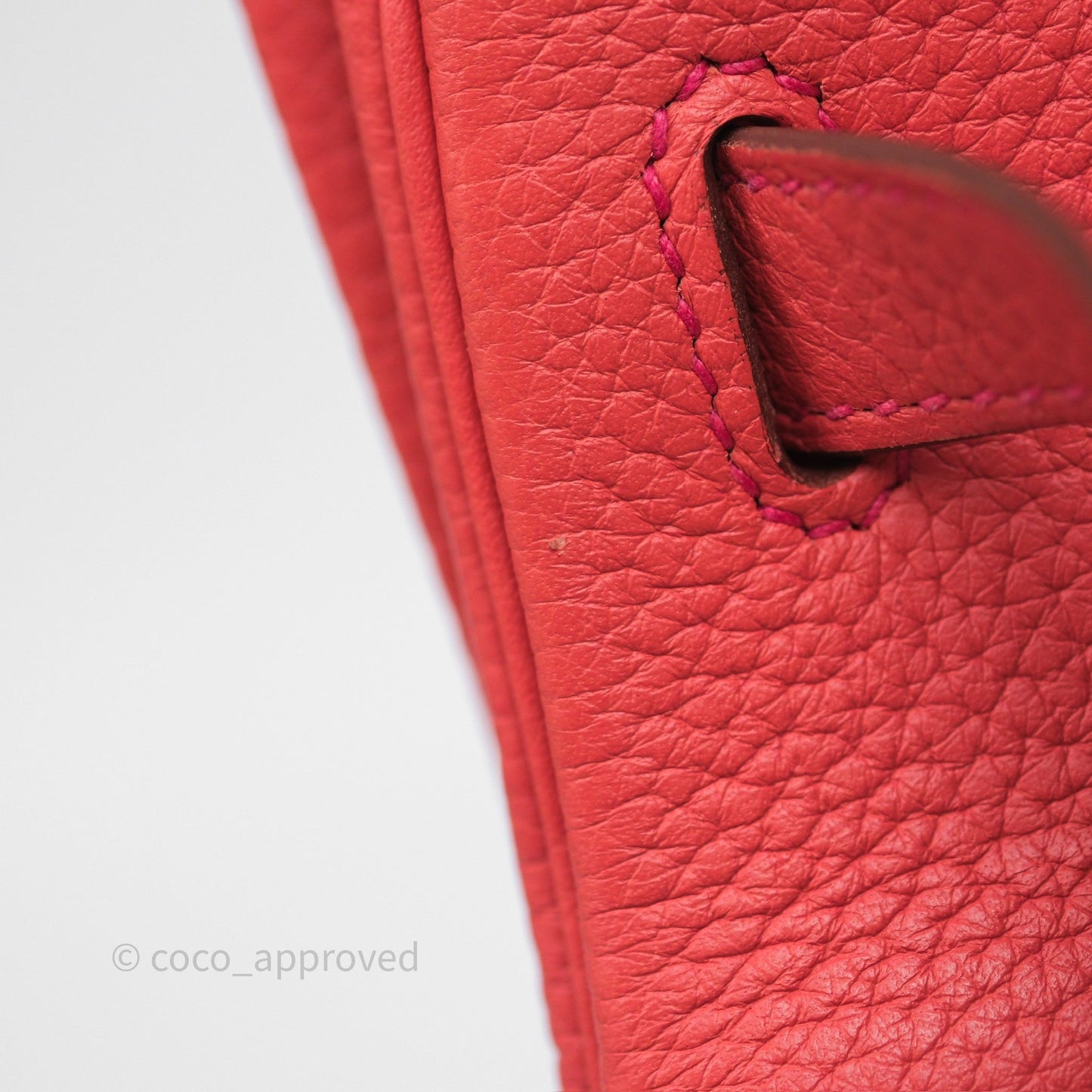 Hermès Kelly 28 Rose Jaipur Retourne Togo Gold Hardware
