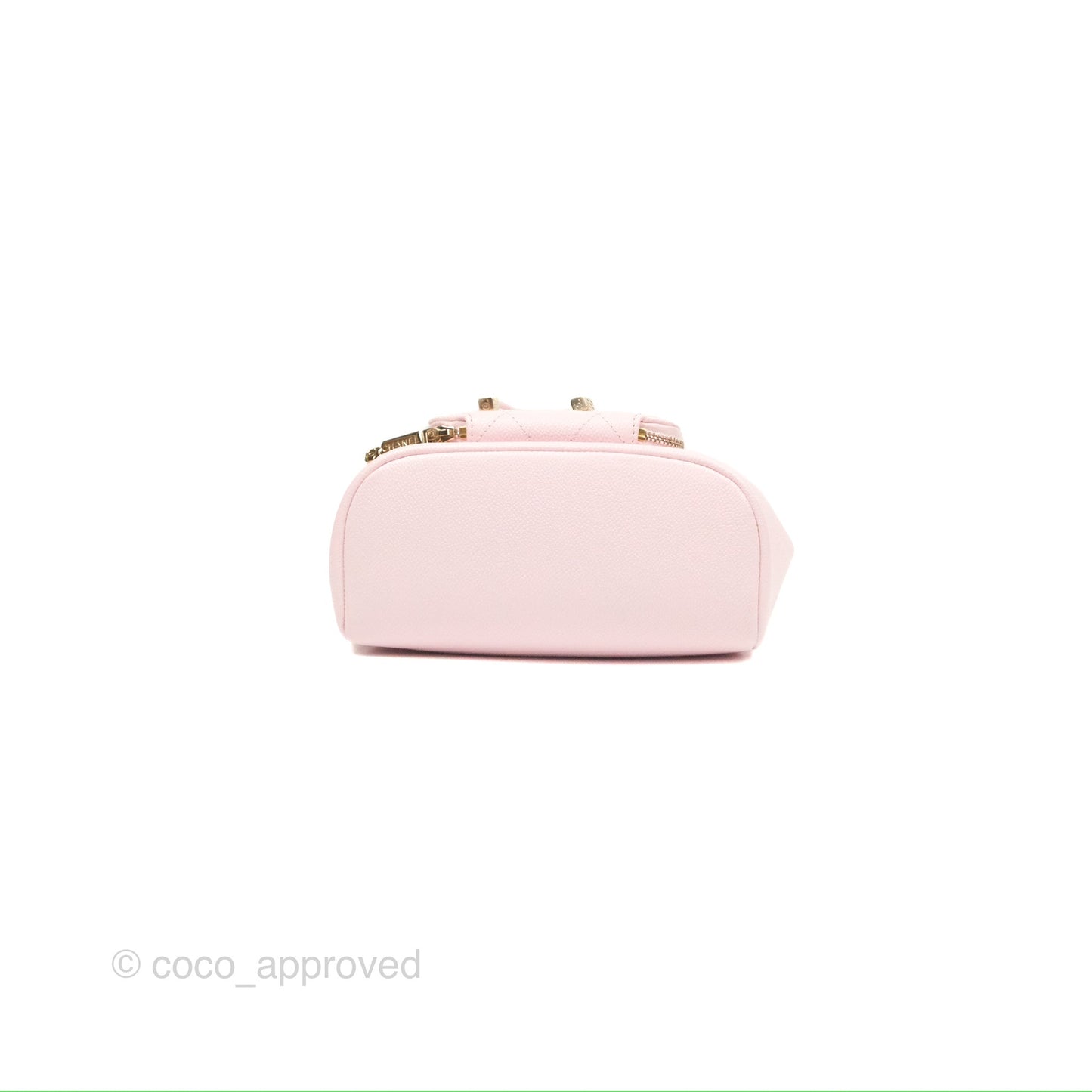 Chanel Business Affinity Drawstring Bucket Bag Light Pink Caviar Gold Hardware