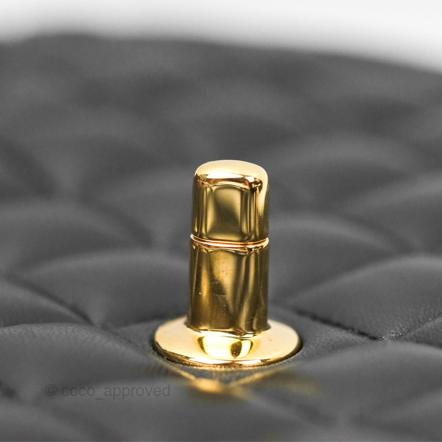 Chanel Classic M/L Medium Flap Quilted Black Lambskin Gold Hardware