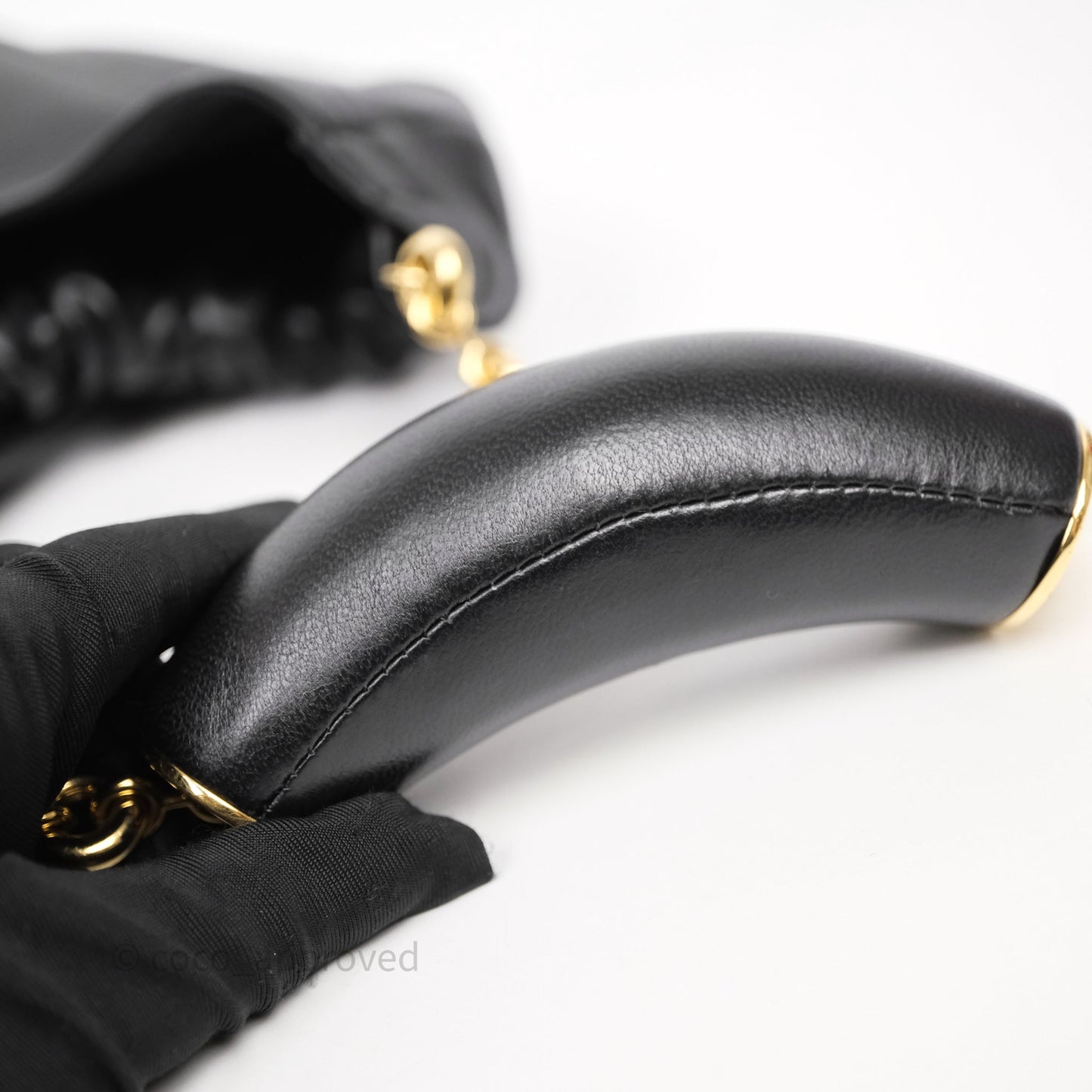 Loewe Small Squeeze Bag in Mellow Nappa Lambskin Black