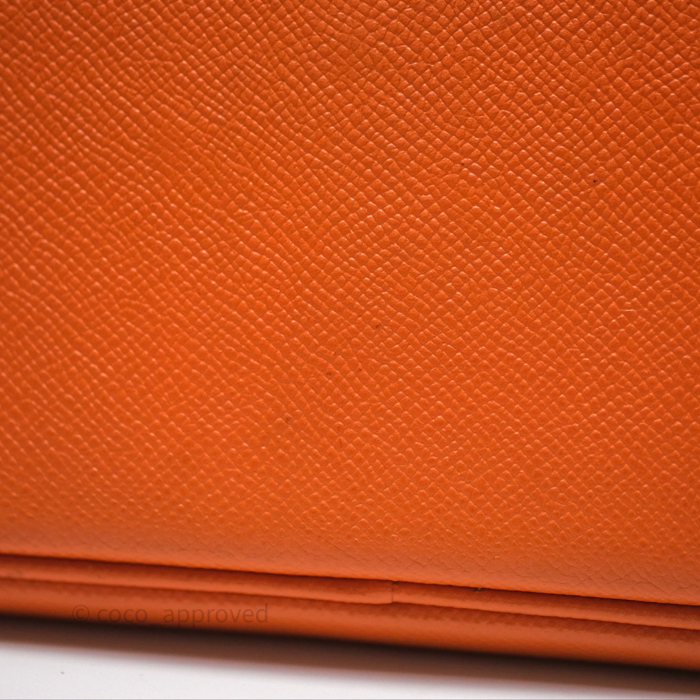 Hermès Birkin 30 Retourne Orange Epsom Palladium Hardware