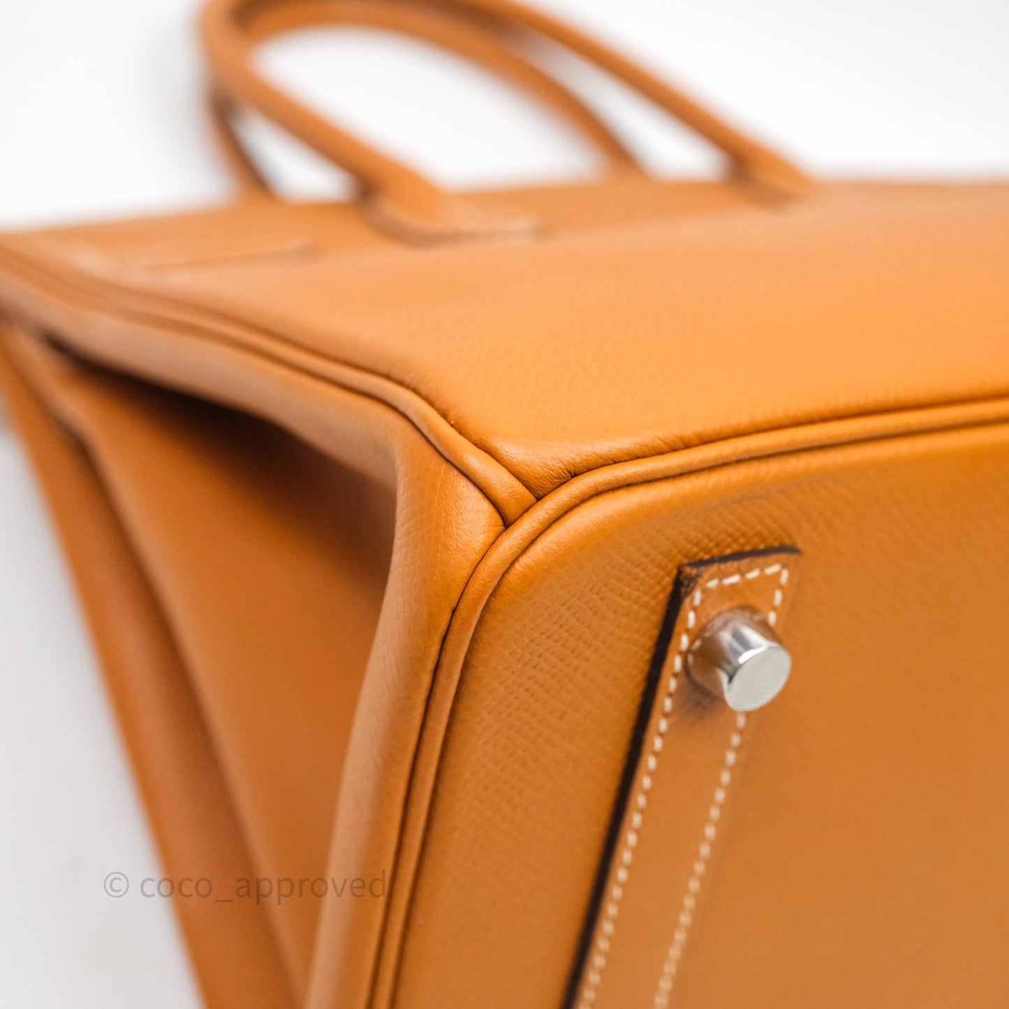 Hermes Birkin 30 Toffee Epsom Palladium Hardware