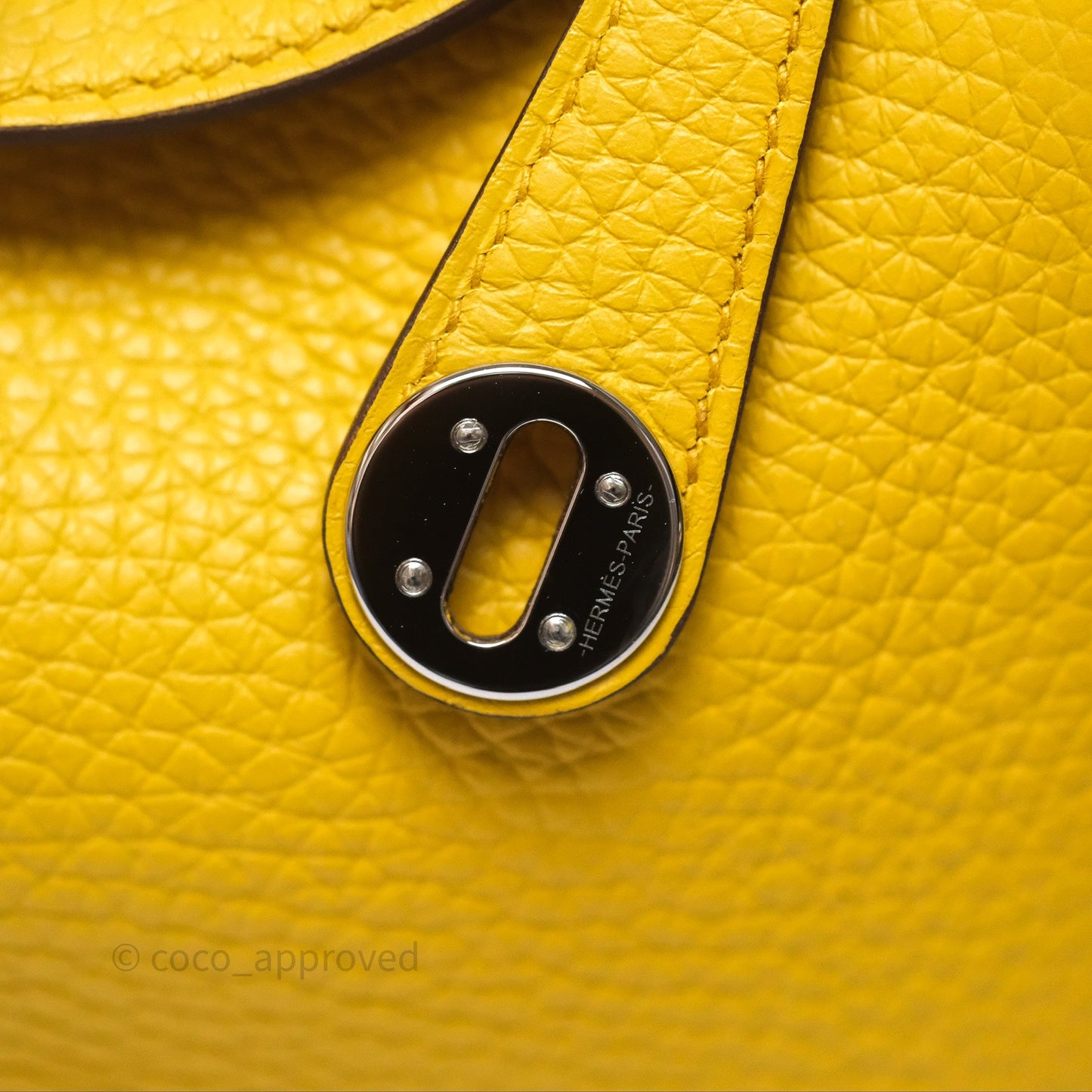 Hermès Mini Lindy 20 Sun B4 Clemence Palladium Hardware