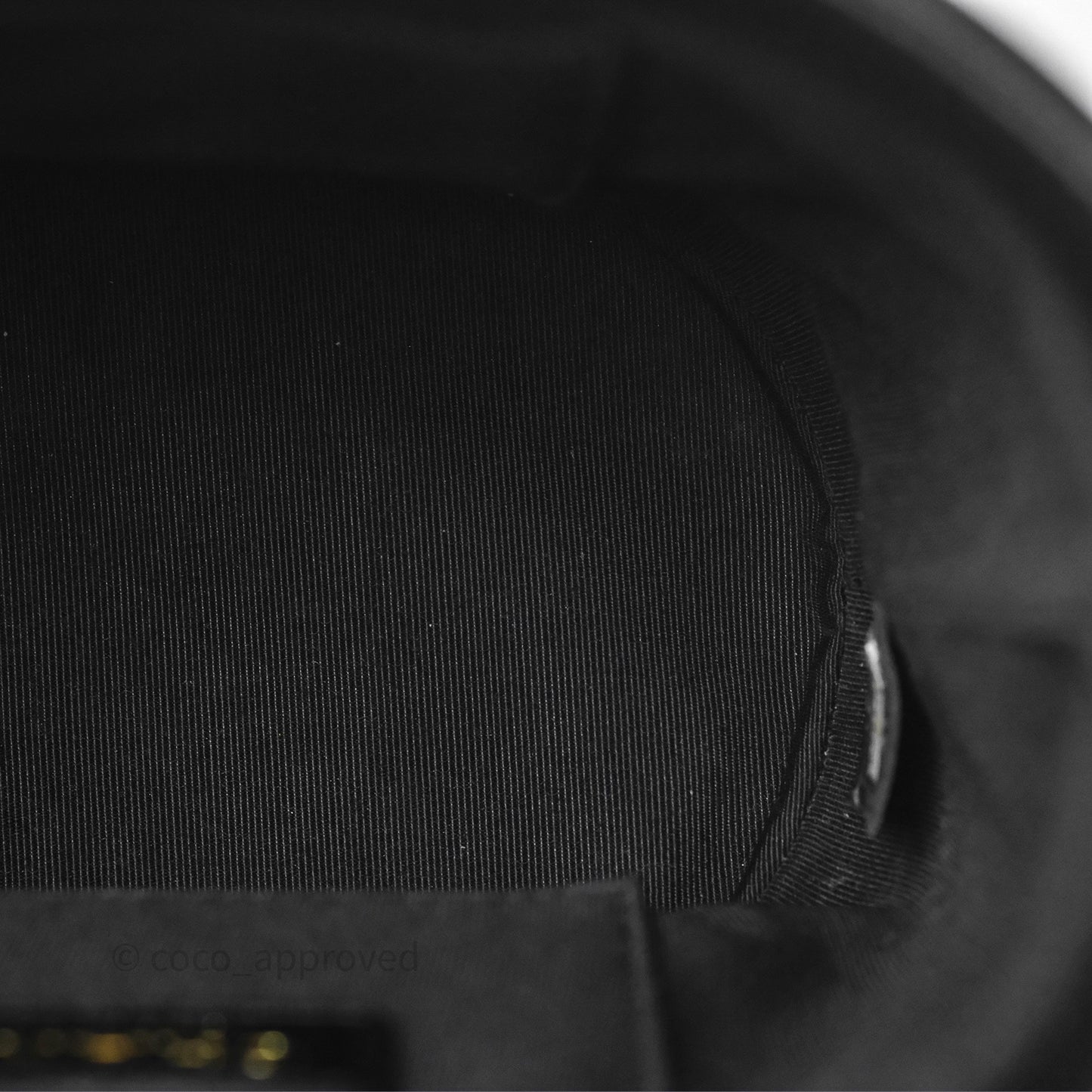 Chanel Quilted Boy Bucket Bag Black Lambskin Aged Gold Hardware