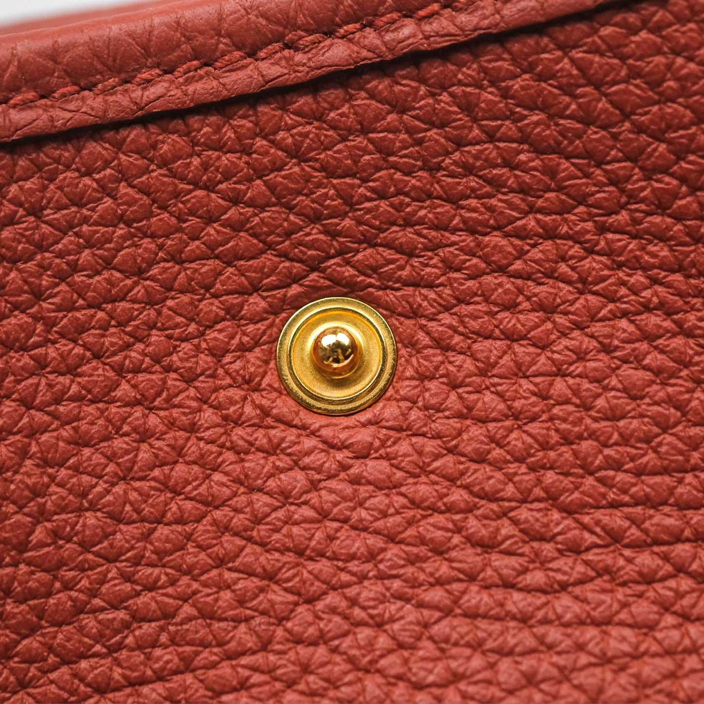 Hermès Mini Evelyne 16 Cuivre Clemence Gold Hardware