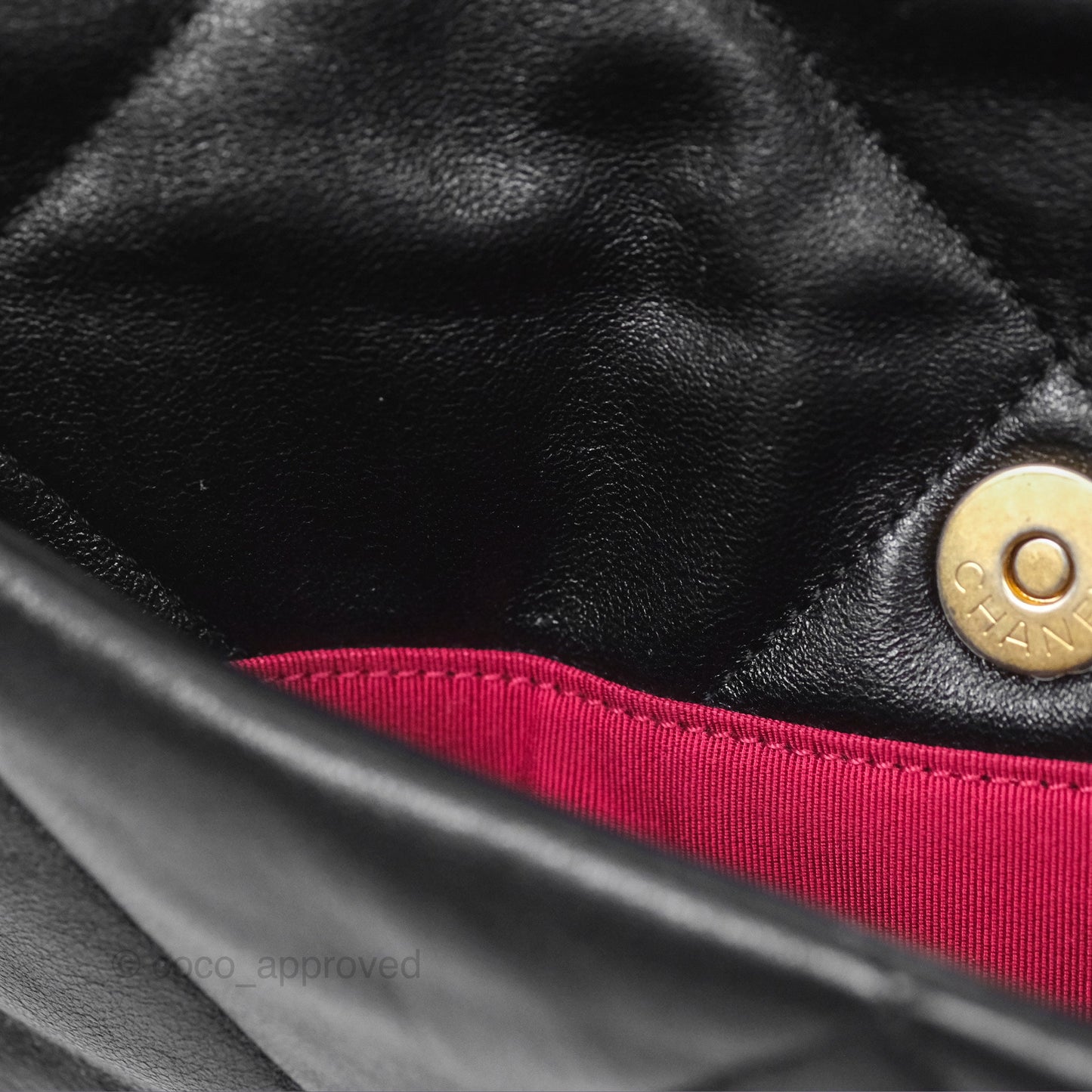 Chanel 19 Medium Black Goatskin Mixed Hardware