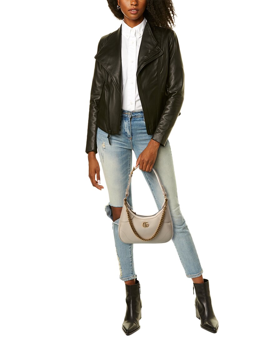 Luxury Gucci Trending 2025 Aphrodite Small Leather Hobo Bag
