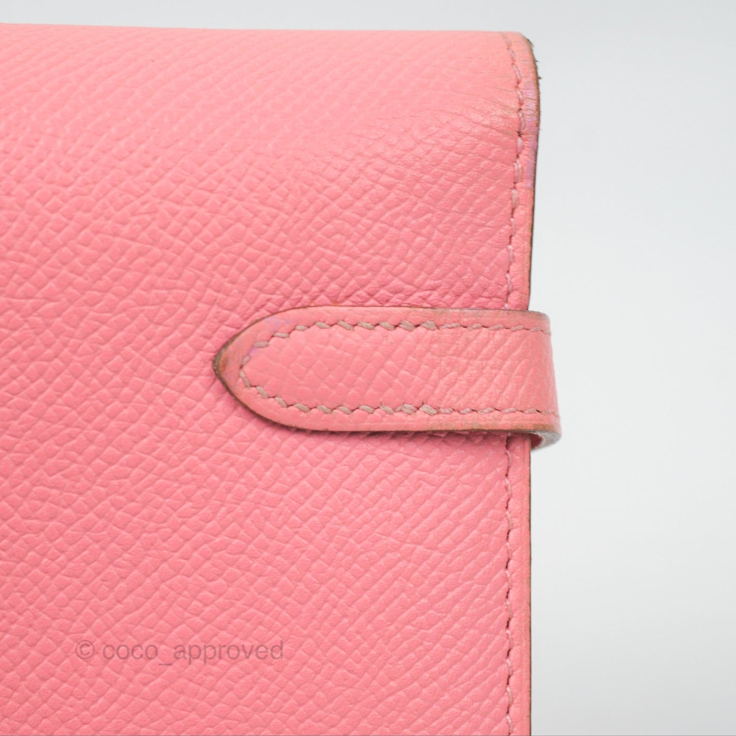 Hermès Kelly Wallet Rose Confetti Epsom Palladium Hardware