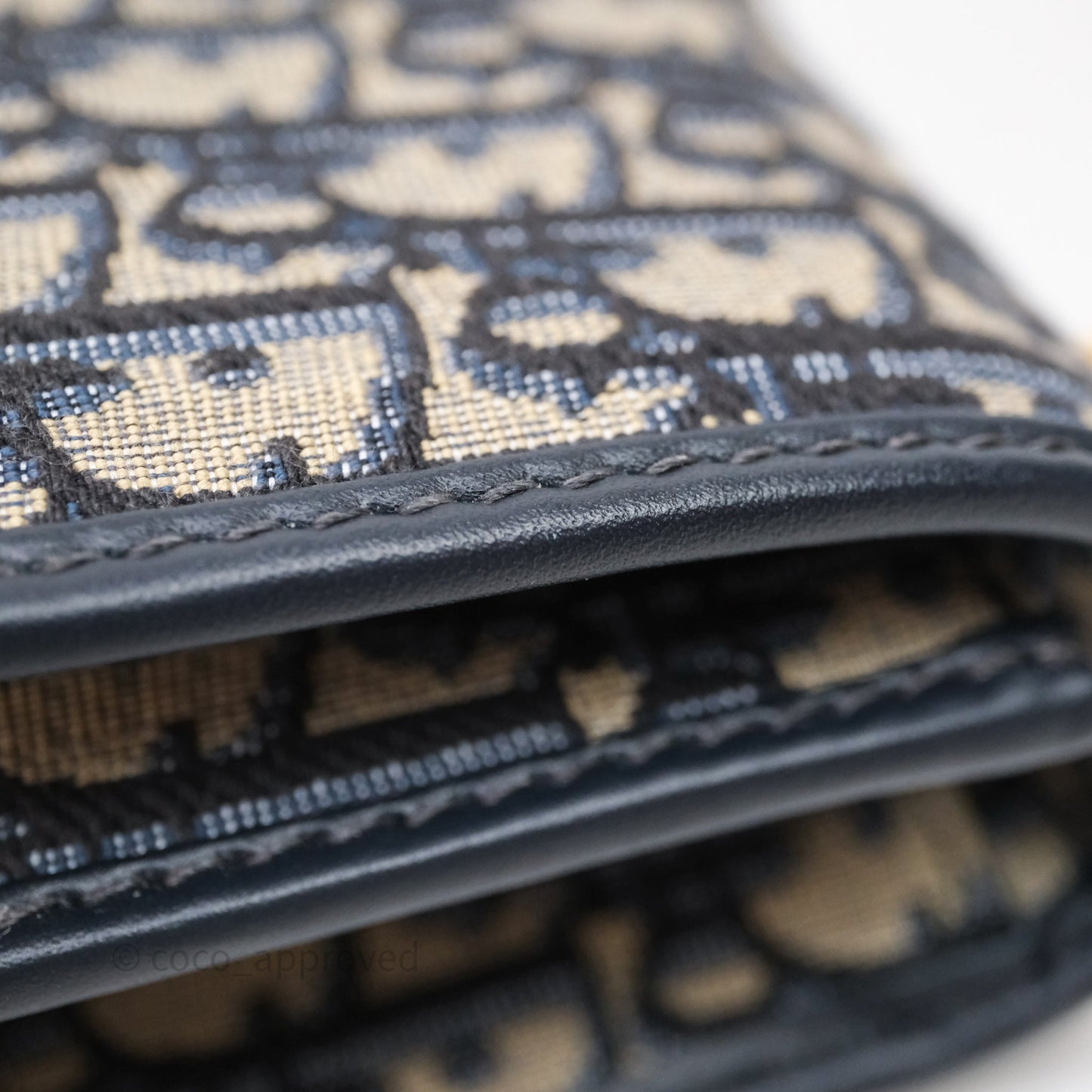 Christian Dior 30 Montaigne Bag Blue Dior Oblique Jacquard Dior