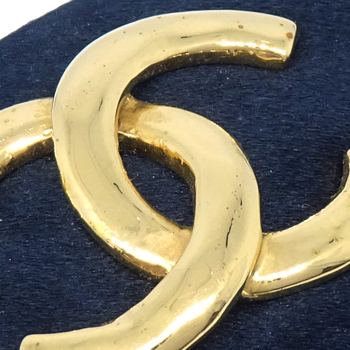 Chanel Hair Clip Hairpin Barrette Black 52