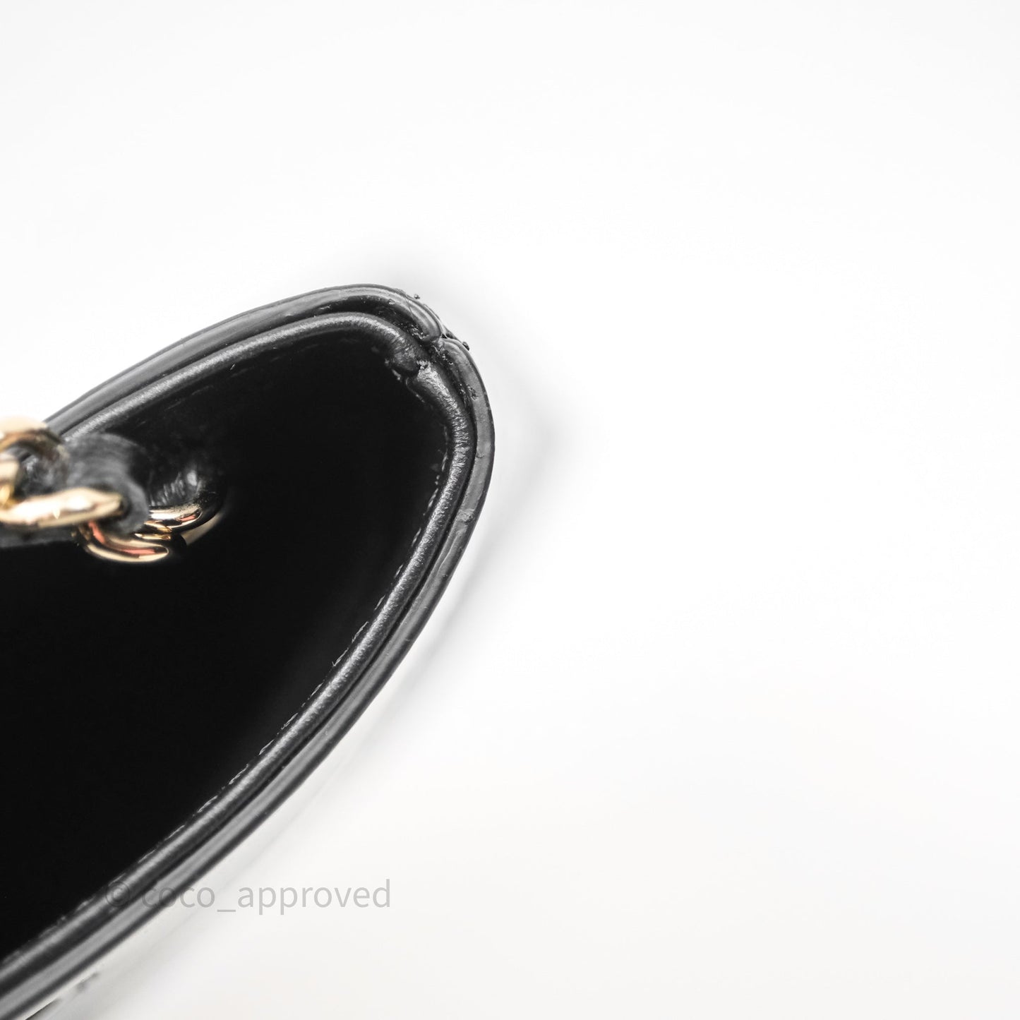 Chanel Nano 31 Black Shiny Calfskin Gold Hardware