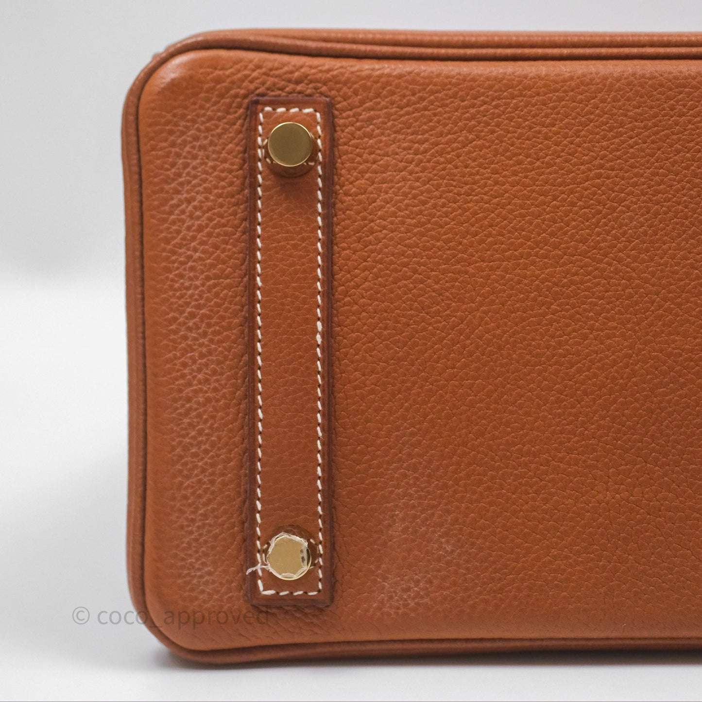 Hermès Birkin 25 Retourne Fauve 34 Barenia Gold Hardware
