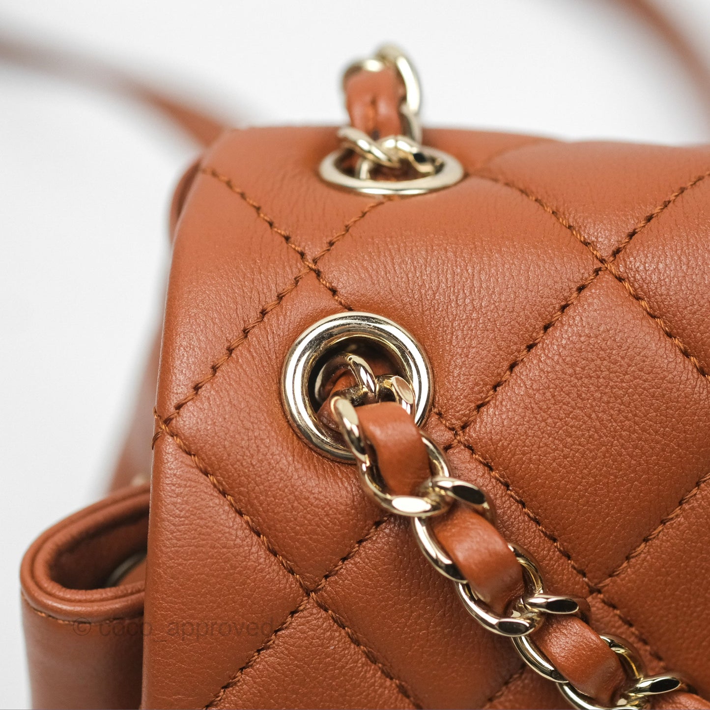 Chanel Medium Duma Backpack Tan Brown Calfskin Gold Hardware