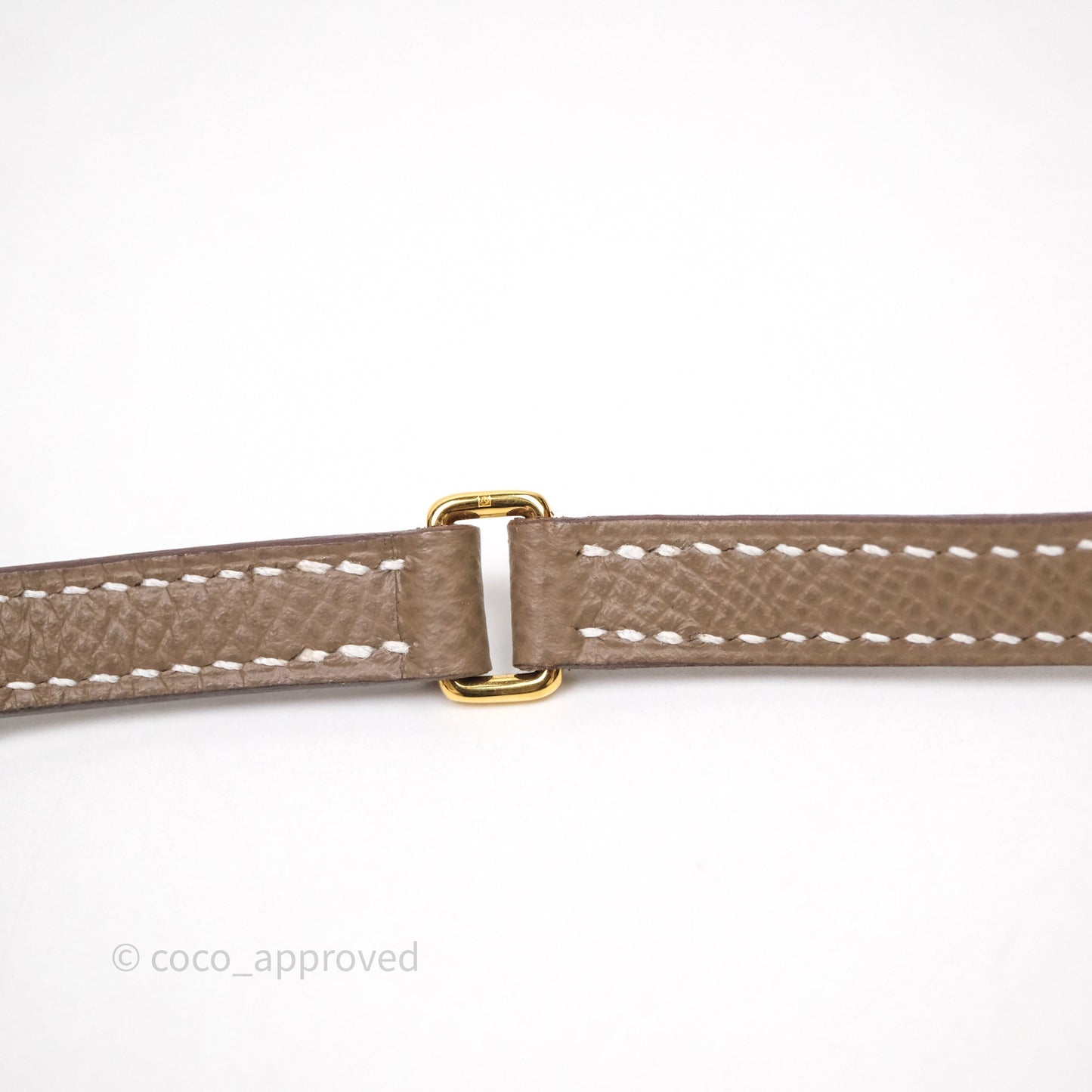 Hermès Kelly To Go Wallet Etoupe 18 Epsom Gold Hardware