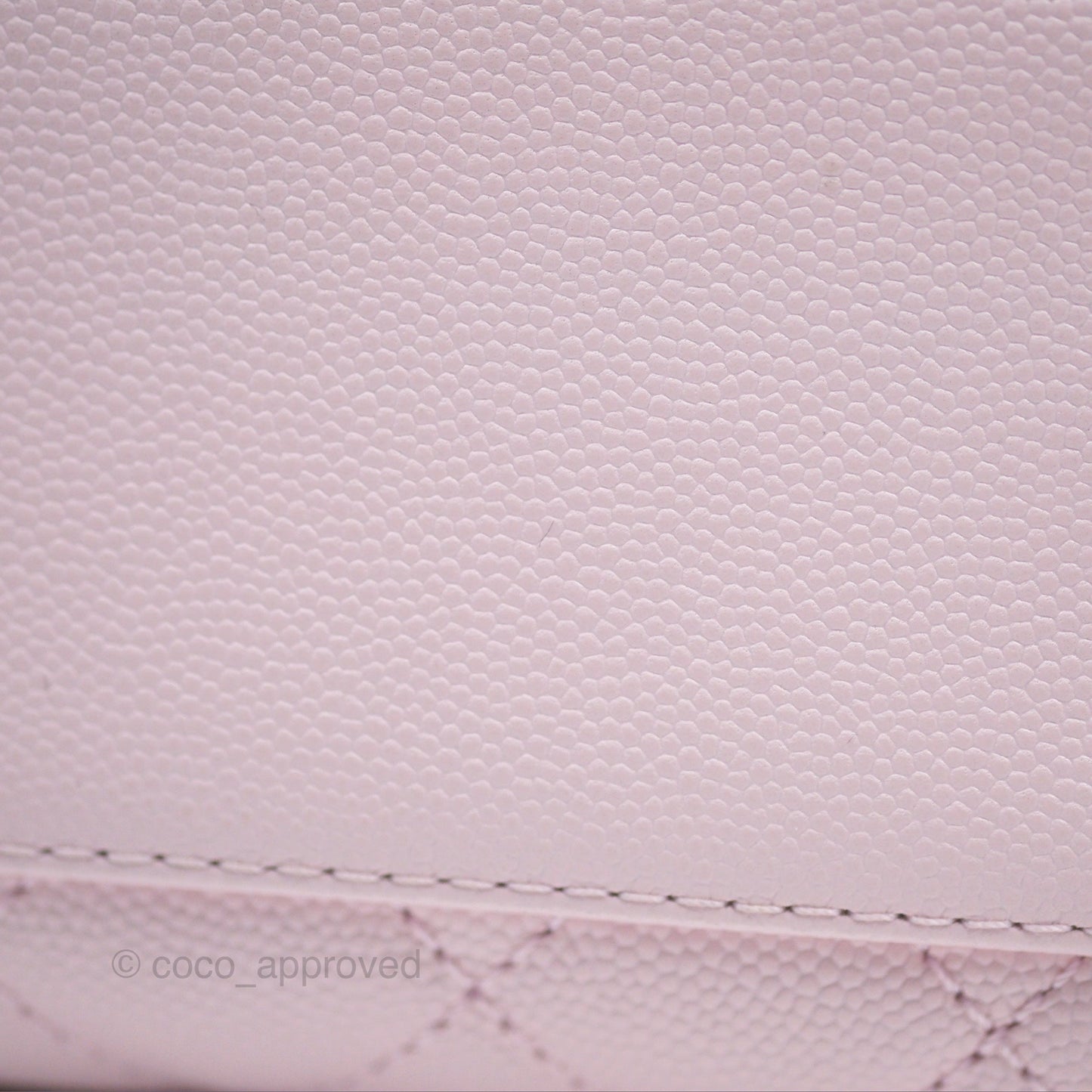 Chanel Small Coco Handle Light Pink Caviar Gold Hardware