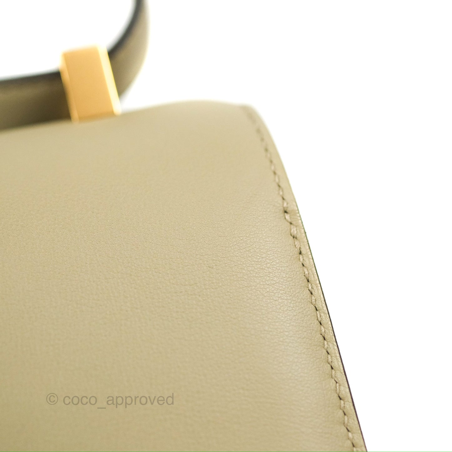 Hermès Constance 24 Sauge Swift Gold Hardware