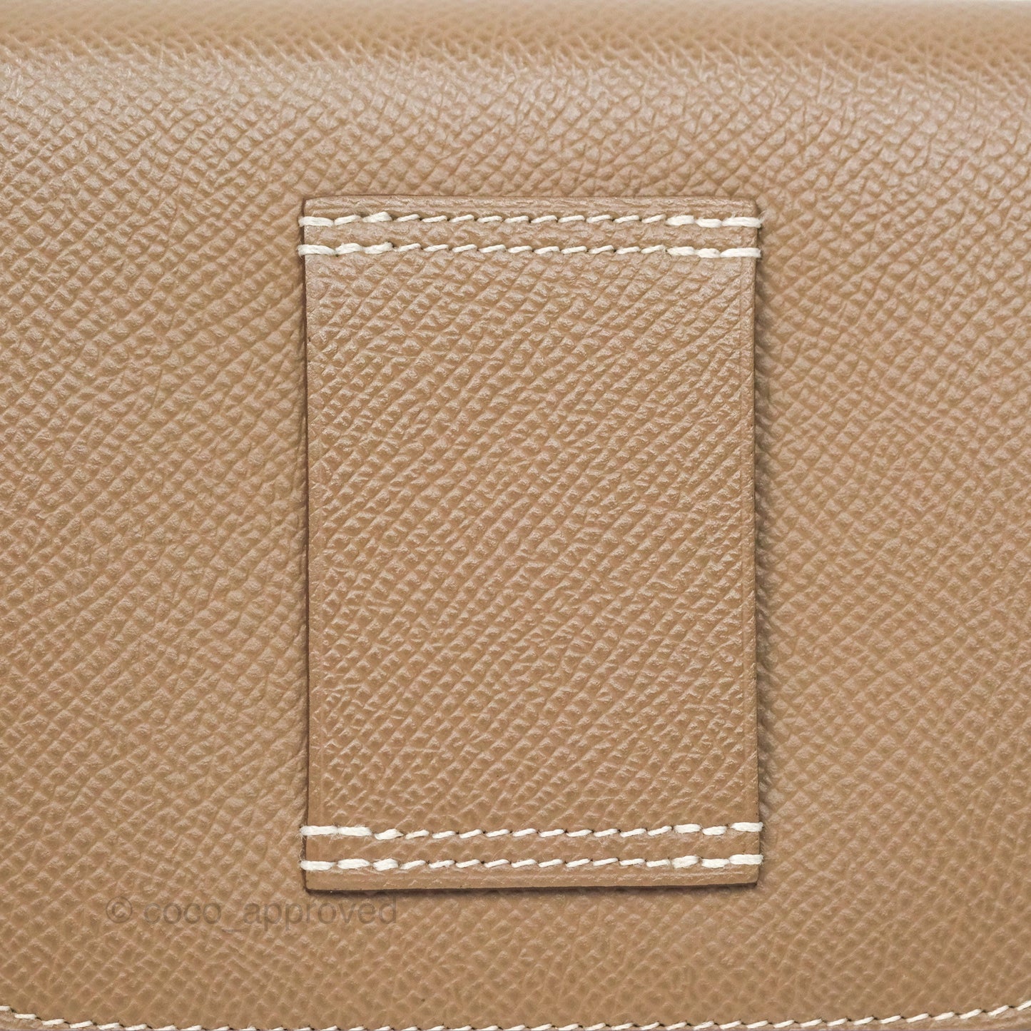 Hermès Constance Slim Wallet Etoupe Epsom Gold Hardware