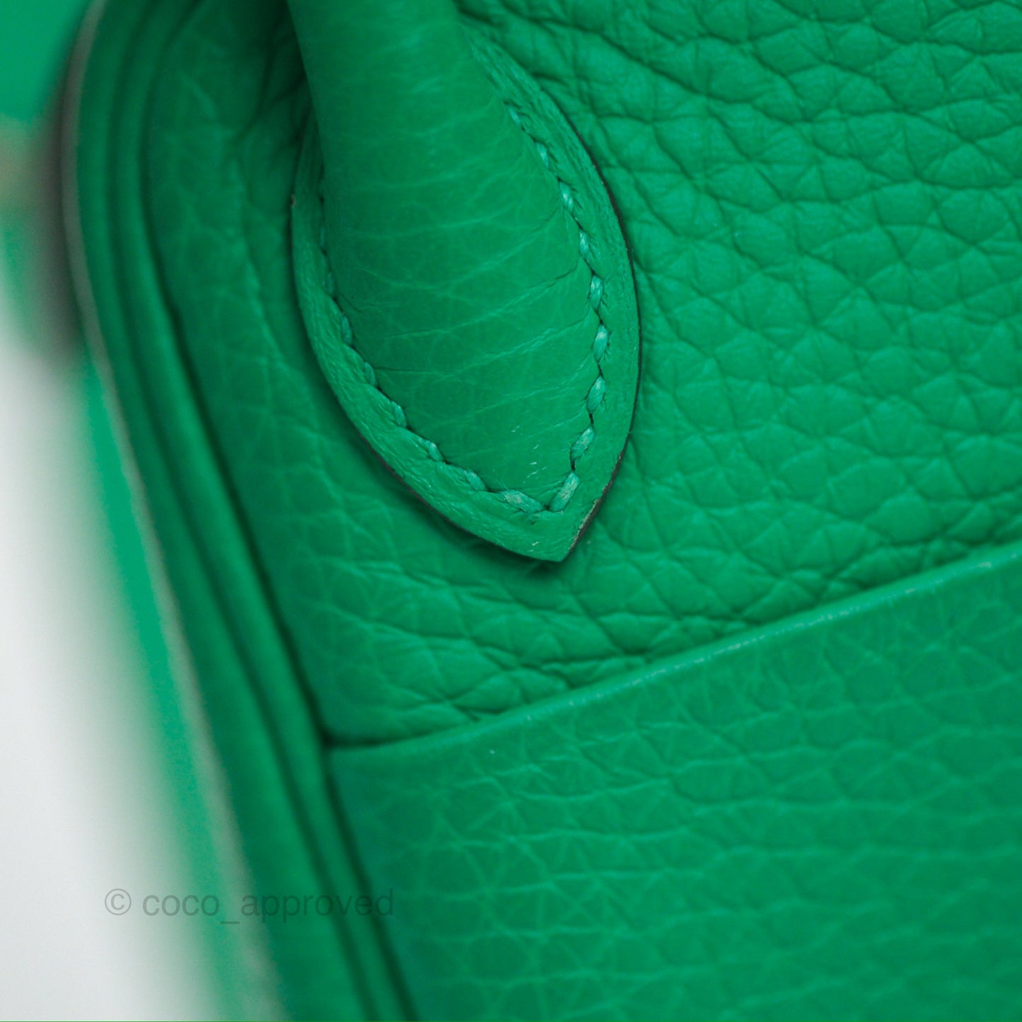 Hermès Mini Lindy 20 Menthe 6W Clemence Palladium Hardware