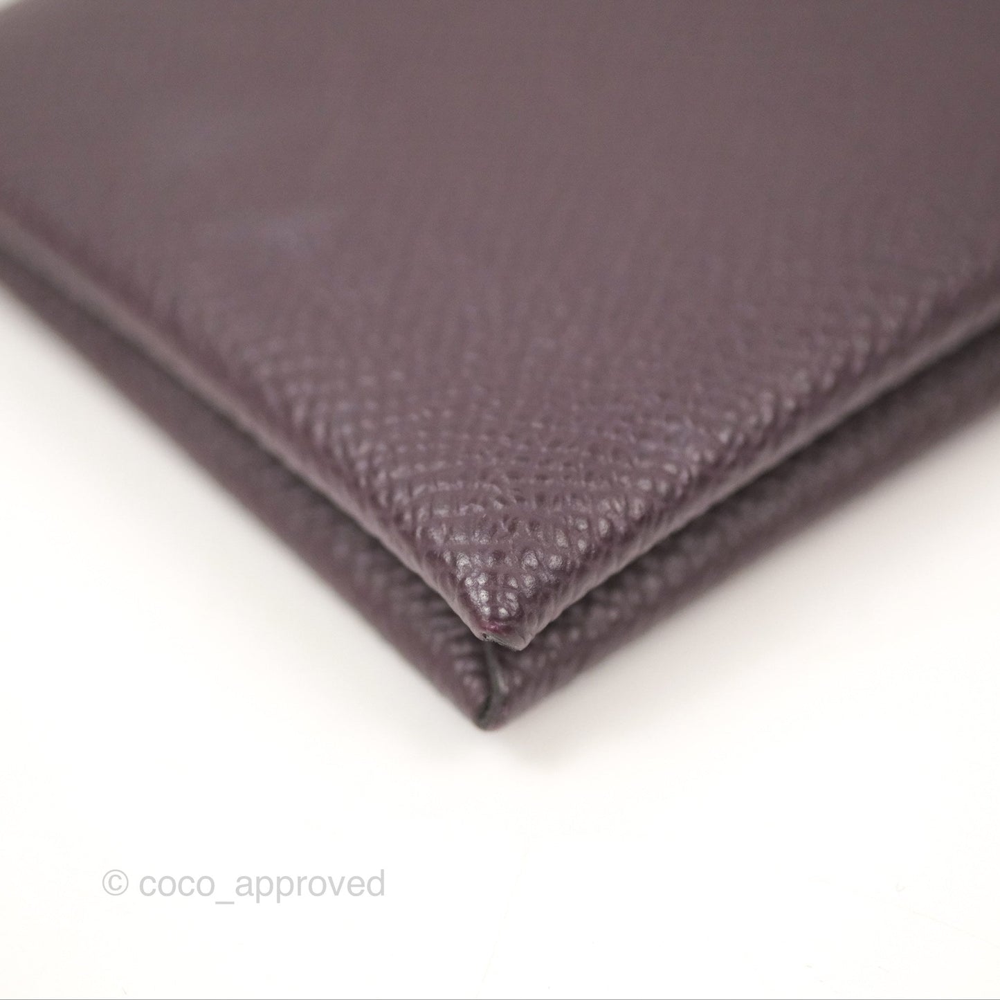 Hermès Calvi Card Holder Rouge Sellier Epsom