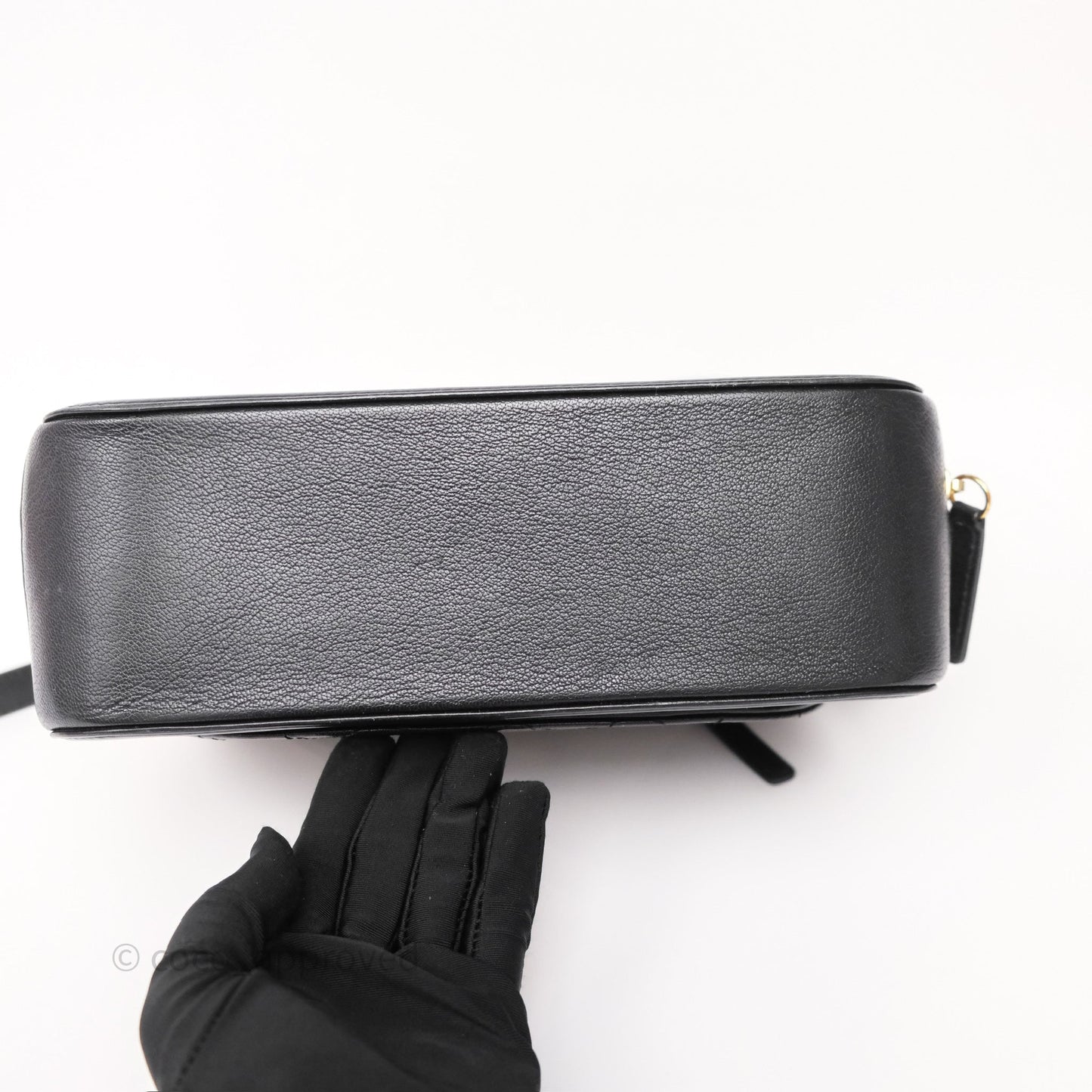 Chanel Coco Curve Vanity Black Calfskin & Goatskin Antique Gold Hardware